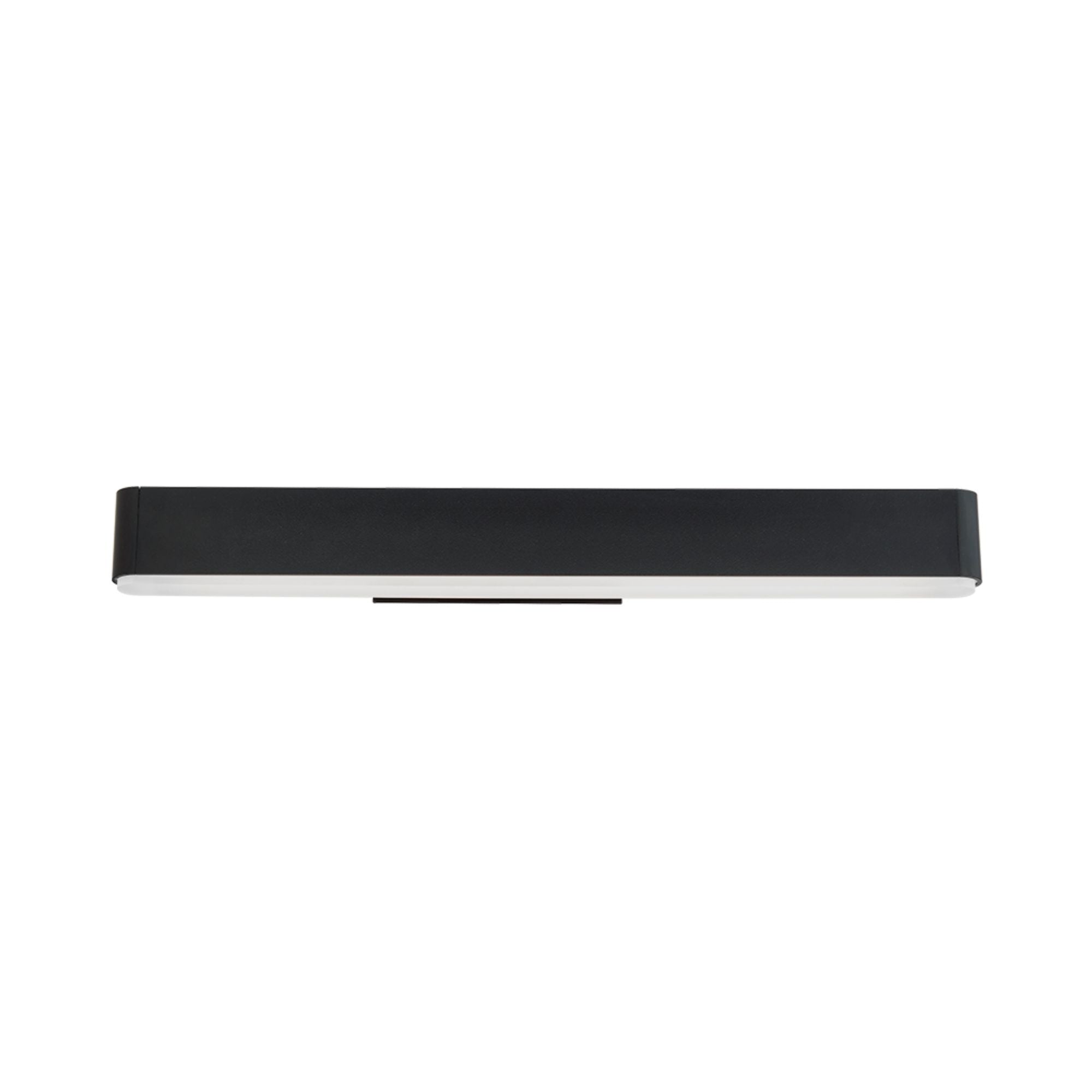 0 to 60 24" LED Bath & Vanity Light, 3500K, Black Finish