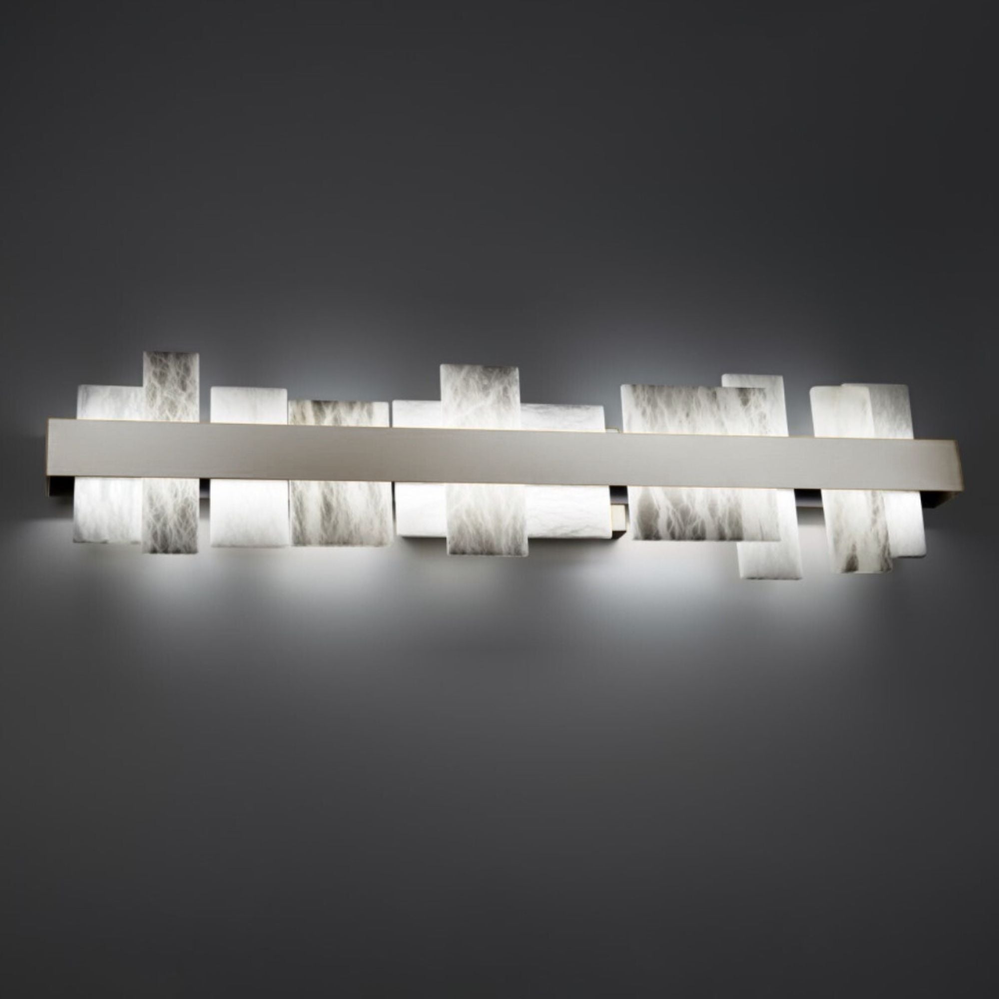 Acropolis 37" LED Bath Light, Brushed Nickel Finish