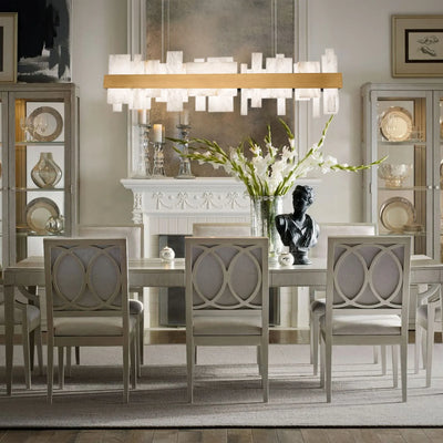 Modern Forms Acropolis 45.63 in. 2-Light Pendant, Aged Brass with Alabaster Shade