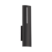 Aegis 20" LED Outdoor Wall Sconce, 3500K, Black Finish