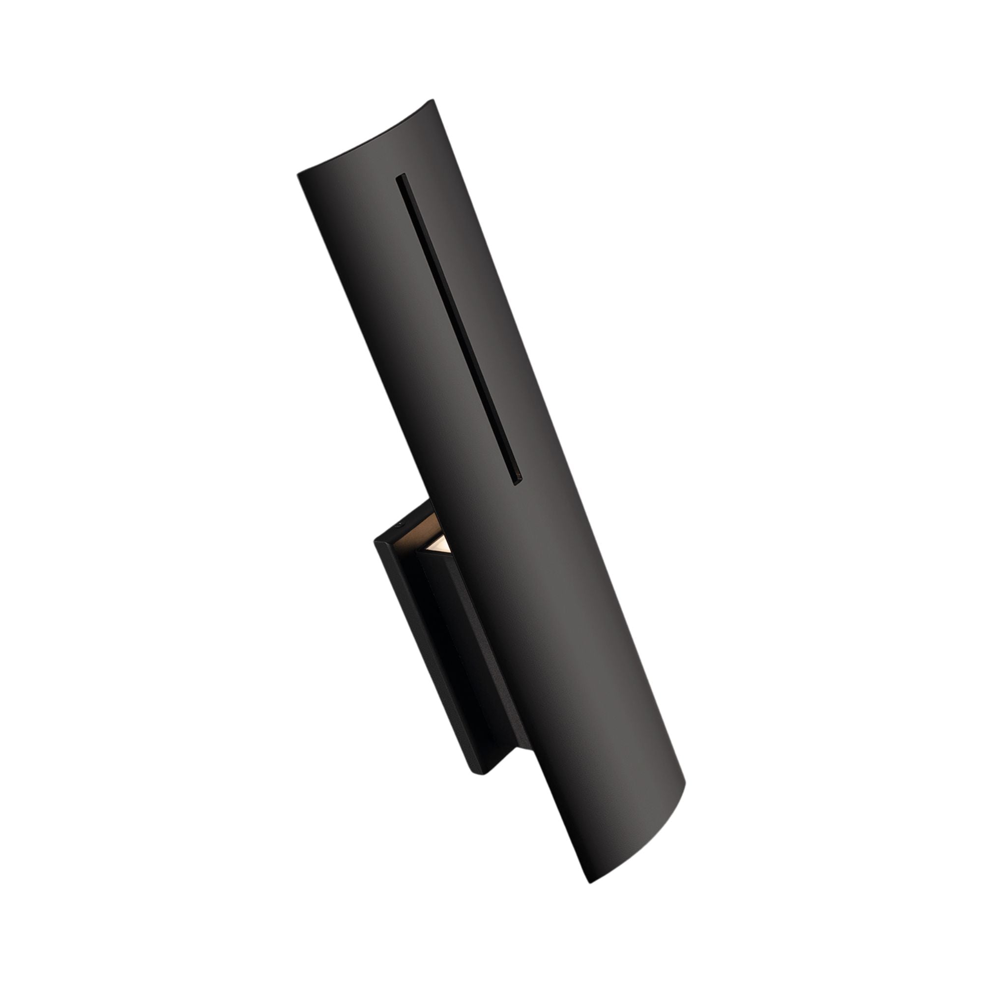 Aegis 20" LED Outdoor Wall Sconce, 3500K, Black Finish