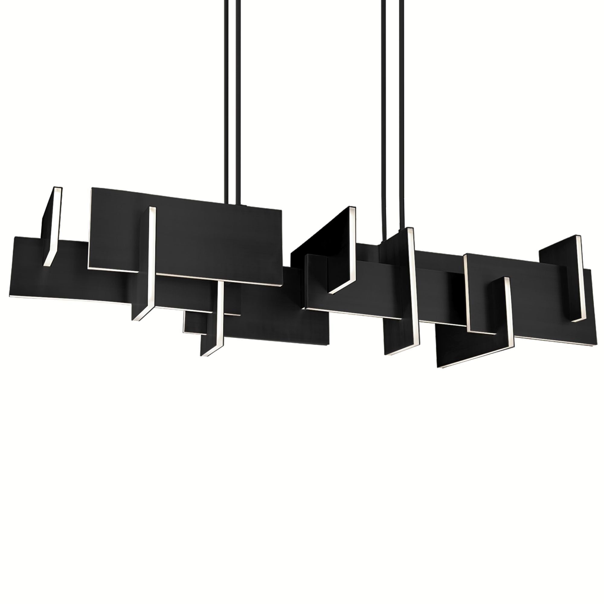 Amari 58 in. LED Chandelier  Black finish