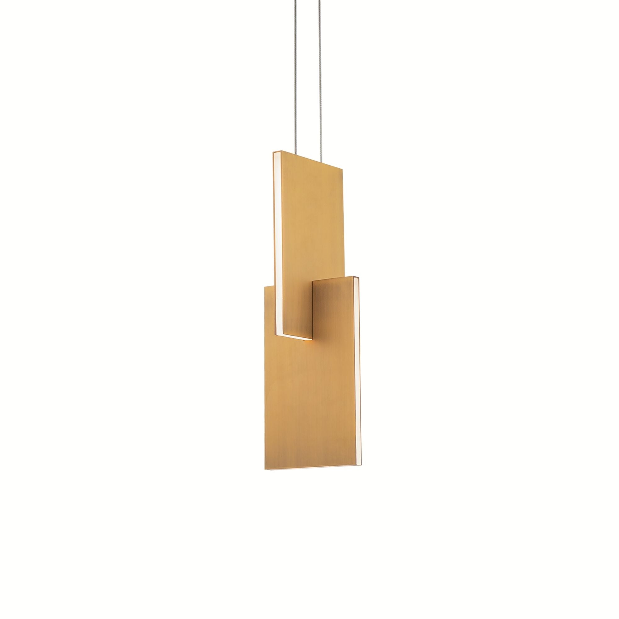 Amari 5 in. LED Pendant Light Brass Finish