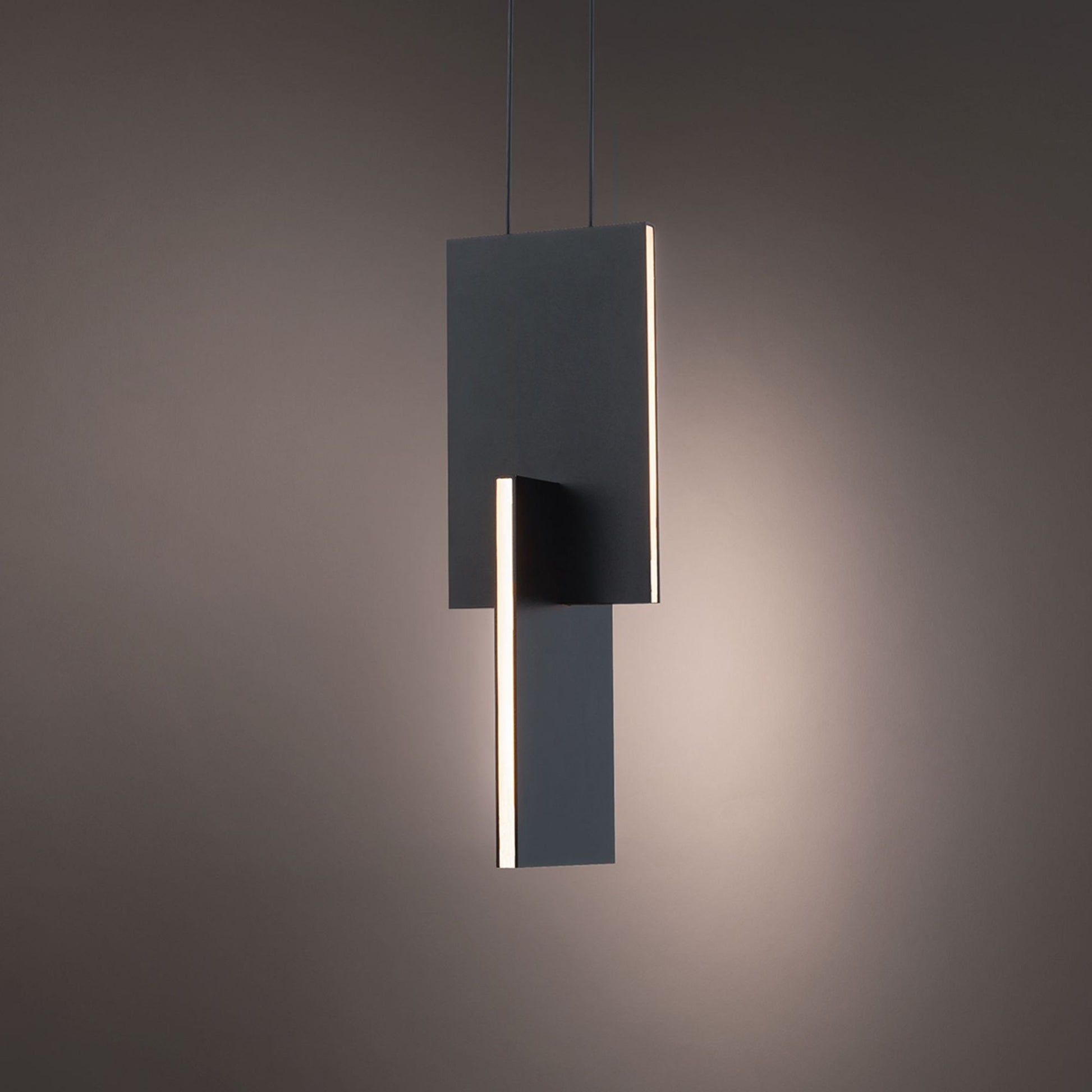 Amari 14" LED Chandelier, Black Finish - Bees Lighting