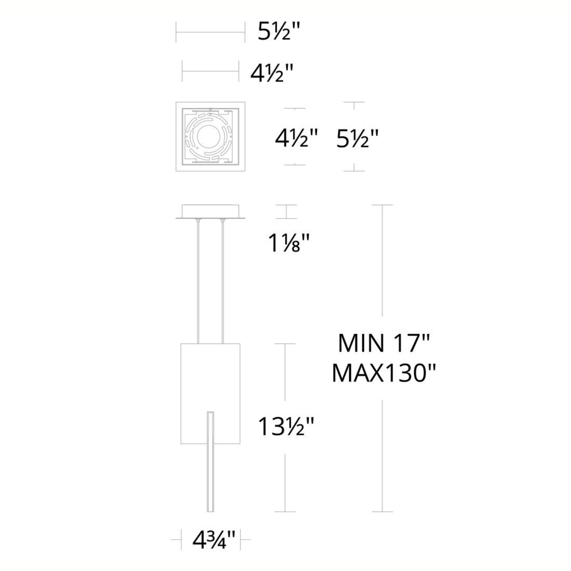 Amari 14" LED Chandelier, Black Finish - Bees Lighting