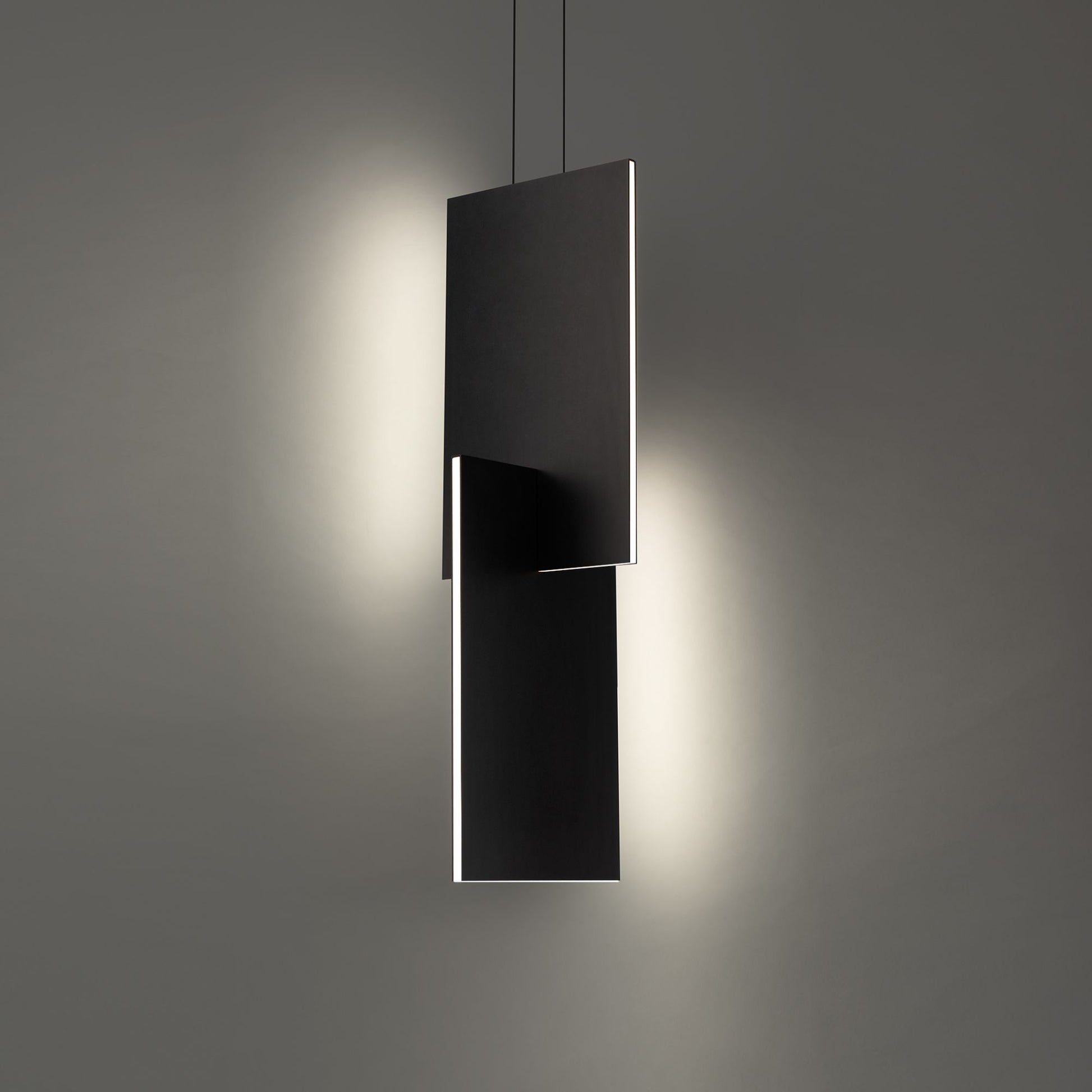Amari 58" LED Pendant, Black Finish - Bees Lighting