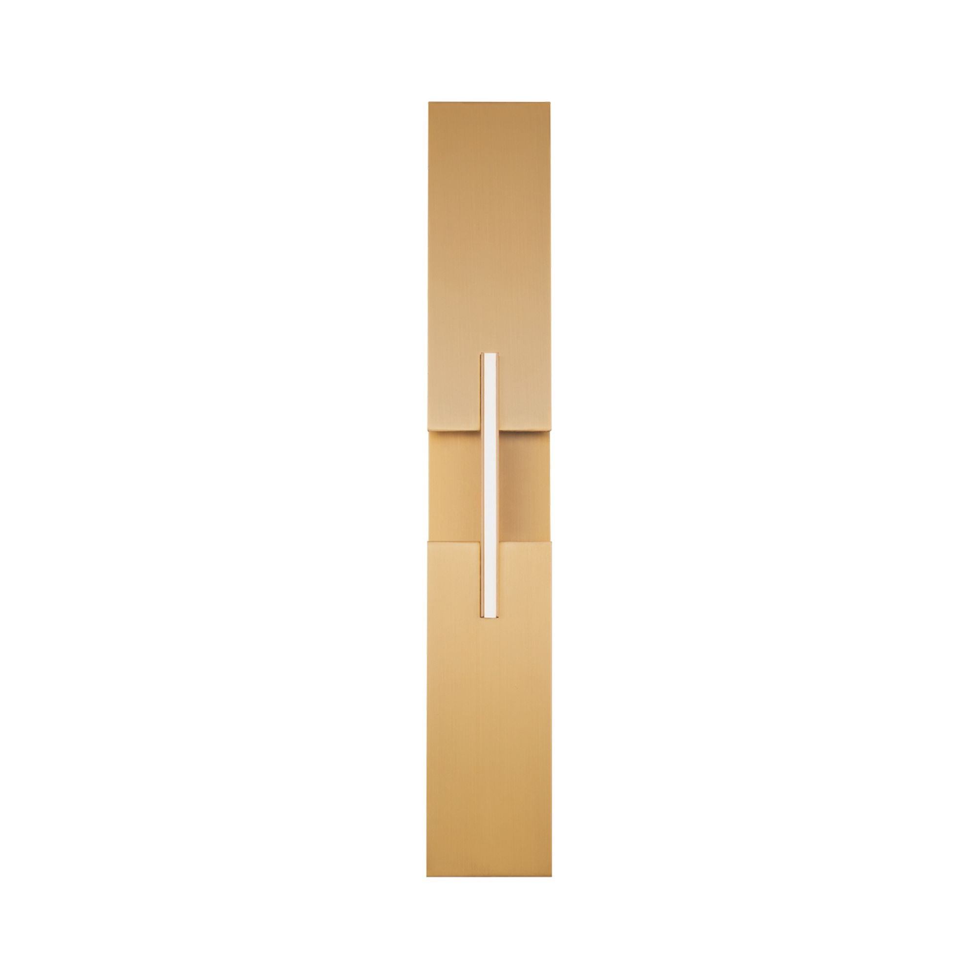 Amari 22" LED Wall Sconce, Aged Brass Finish - Bees Lighting