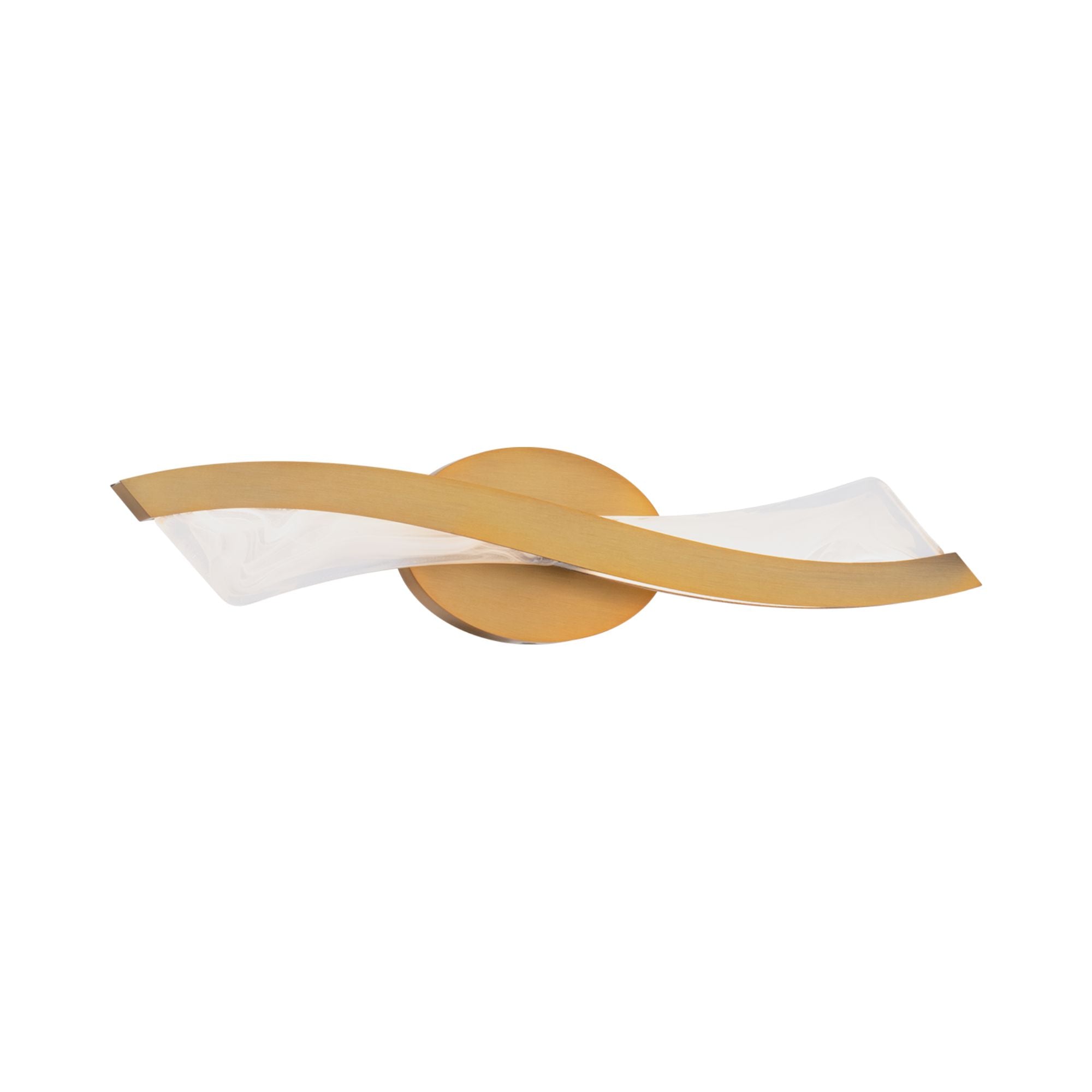 Ascot 22" LED Bath Vanity, Aged Brass Finish