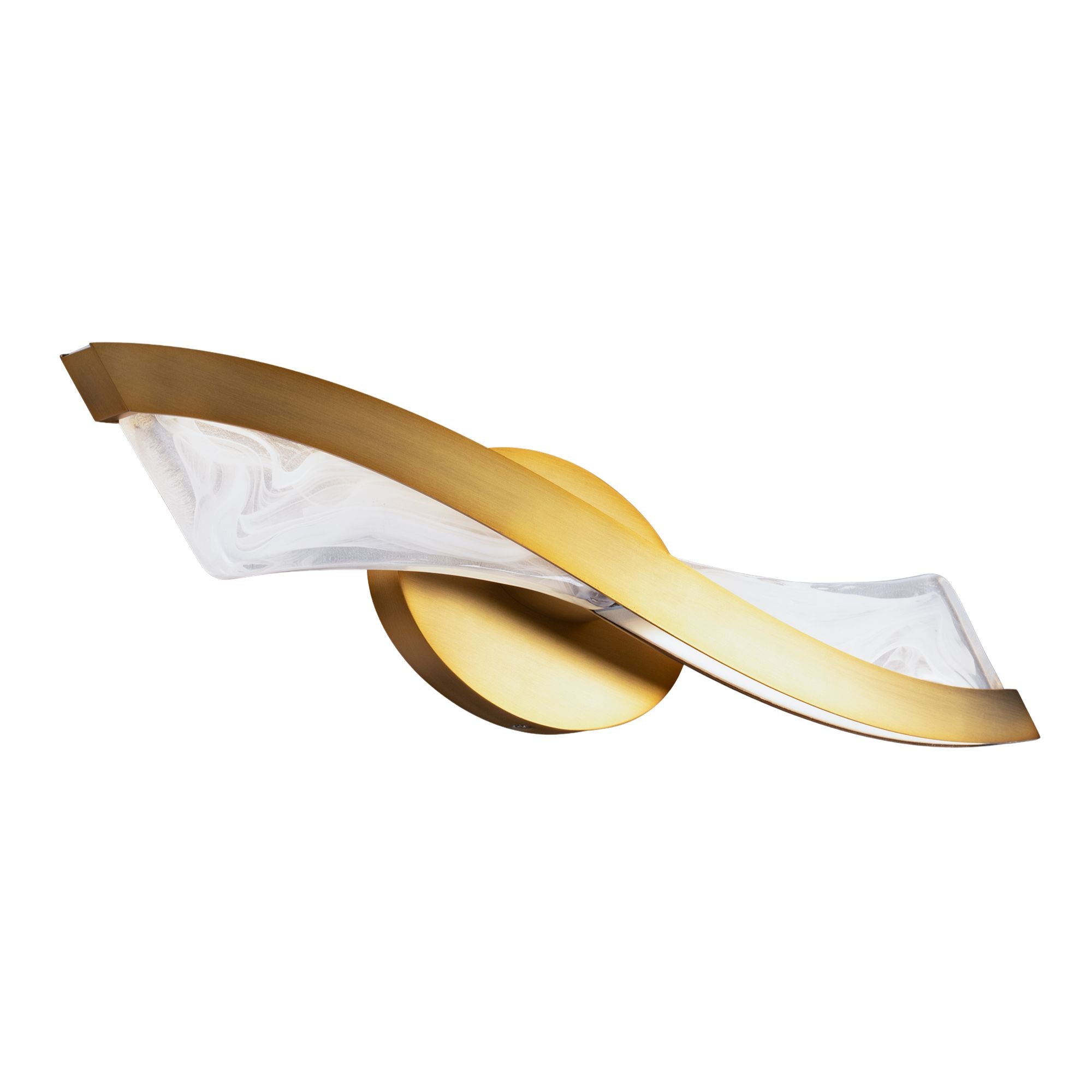 Ascot 22" LED Bath Vanity, Aged Brass Finish