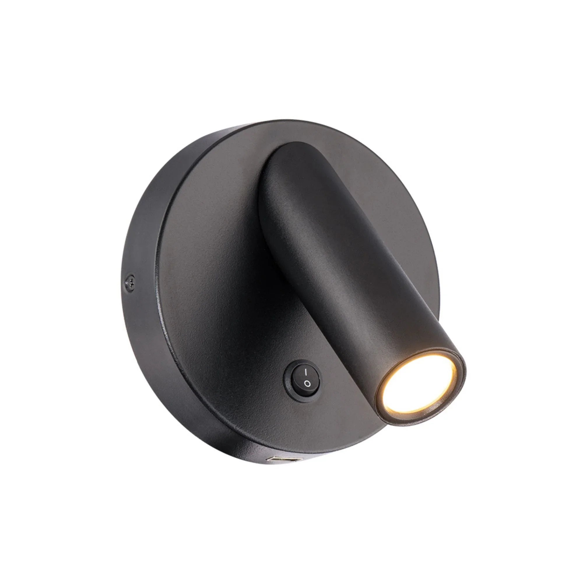 Aspire 5" LED Reading Bed Light, Black Finish - Bees Lighting