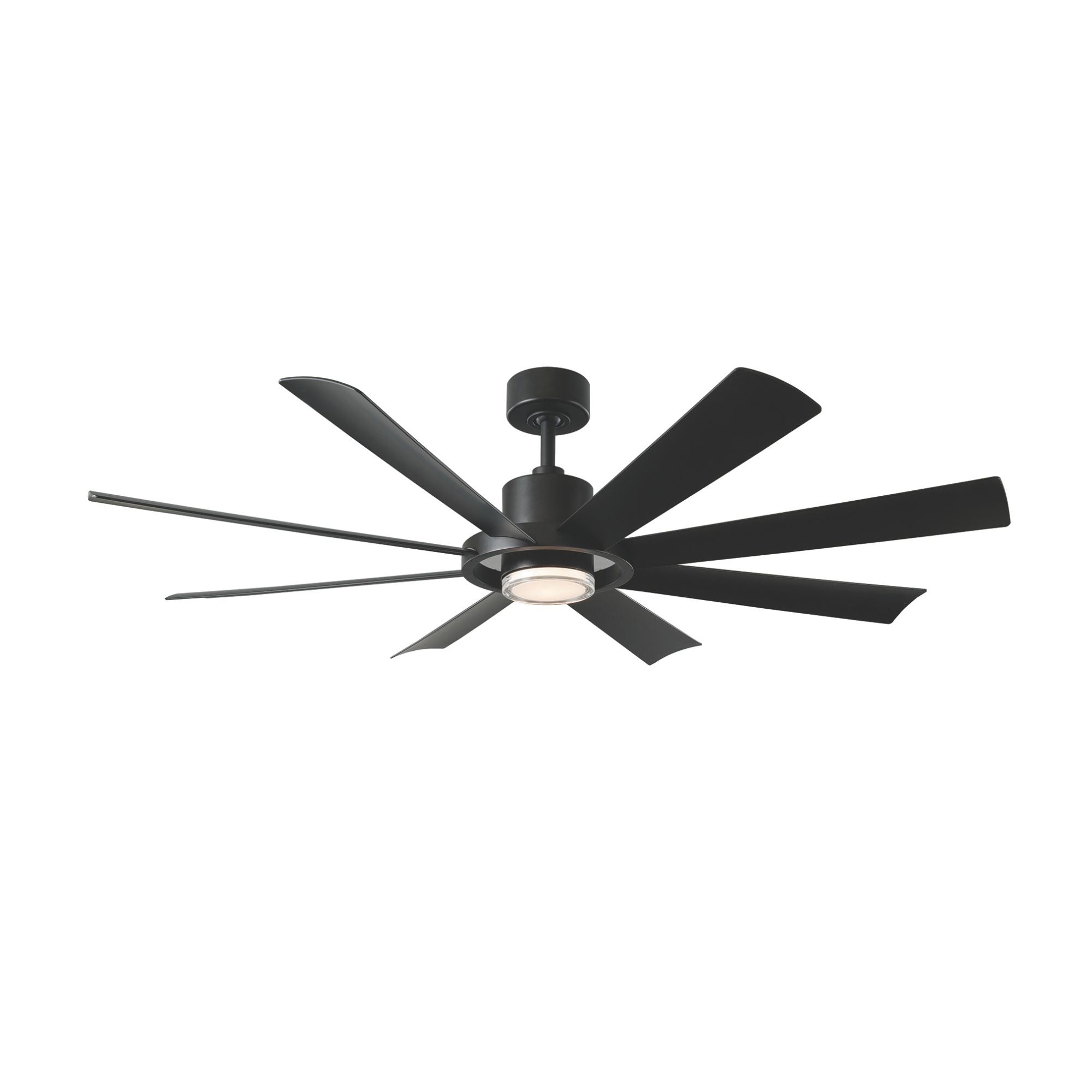 Aura 60" Black Windmill Outdoor LED Smart Ceiling Fan