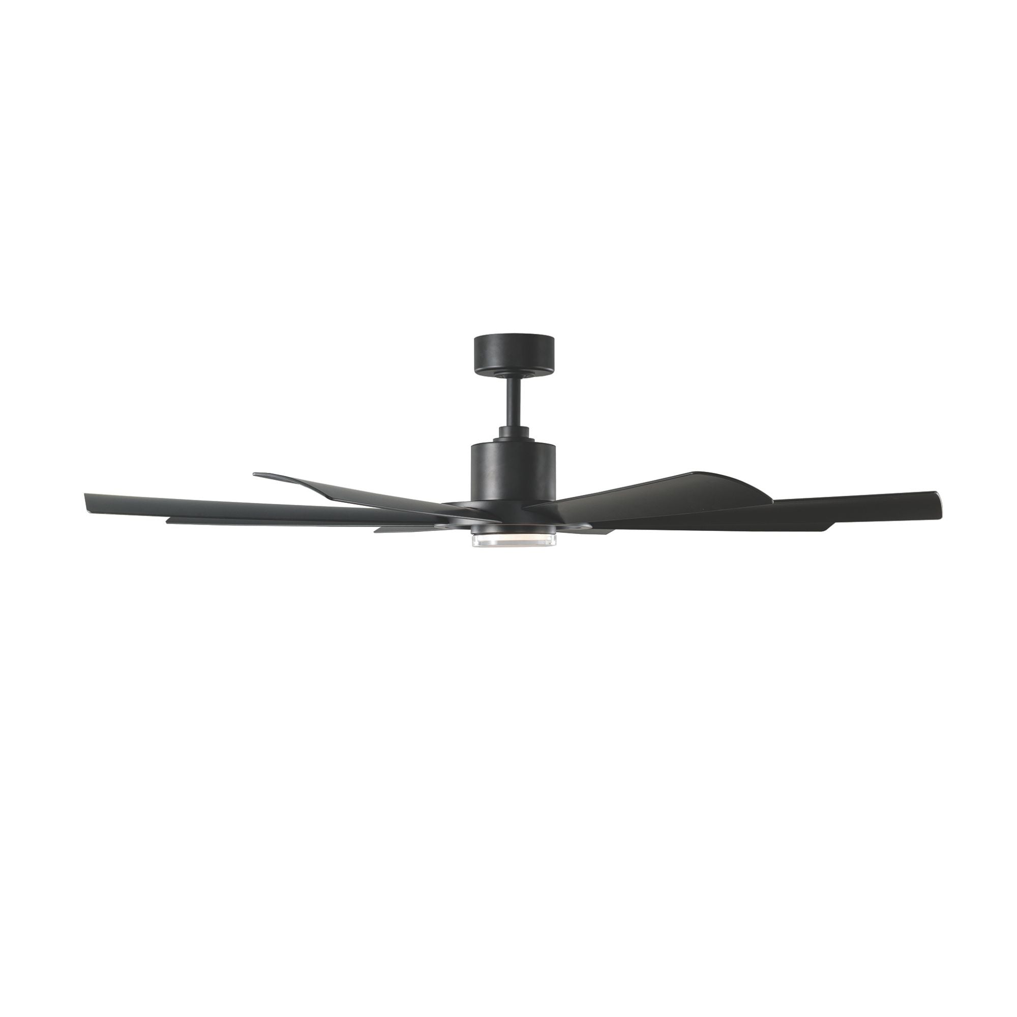 Aura 60" Black Windmill Outdoor LED Smart Ceiling Fan