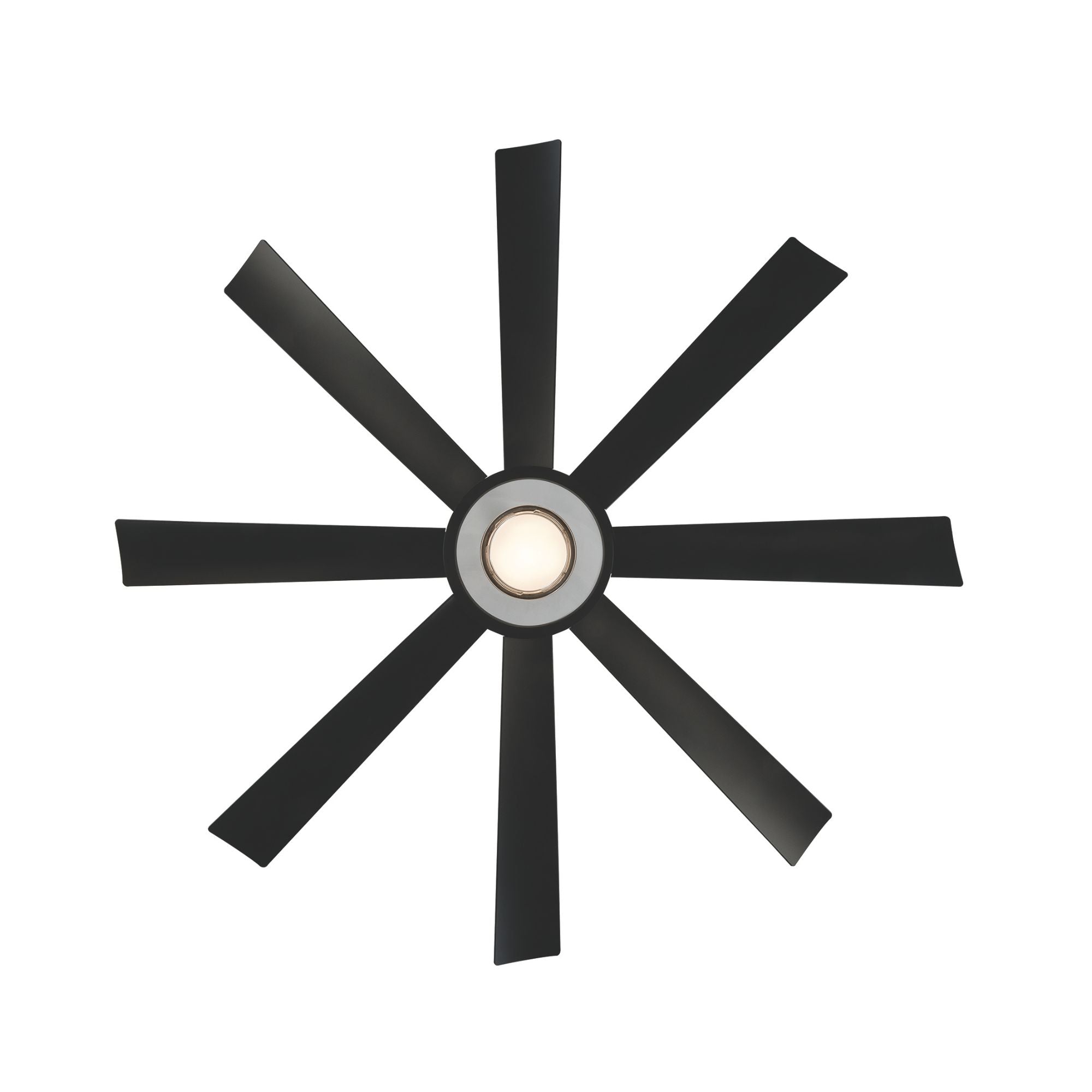 Aura 60" Black Windmill Outdoor LED Smart Ceiling Fan