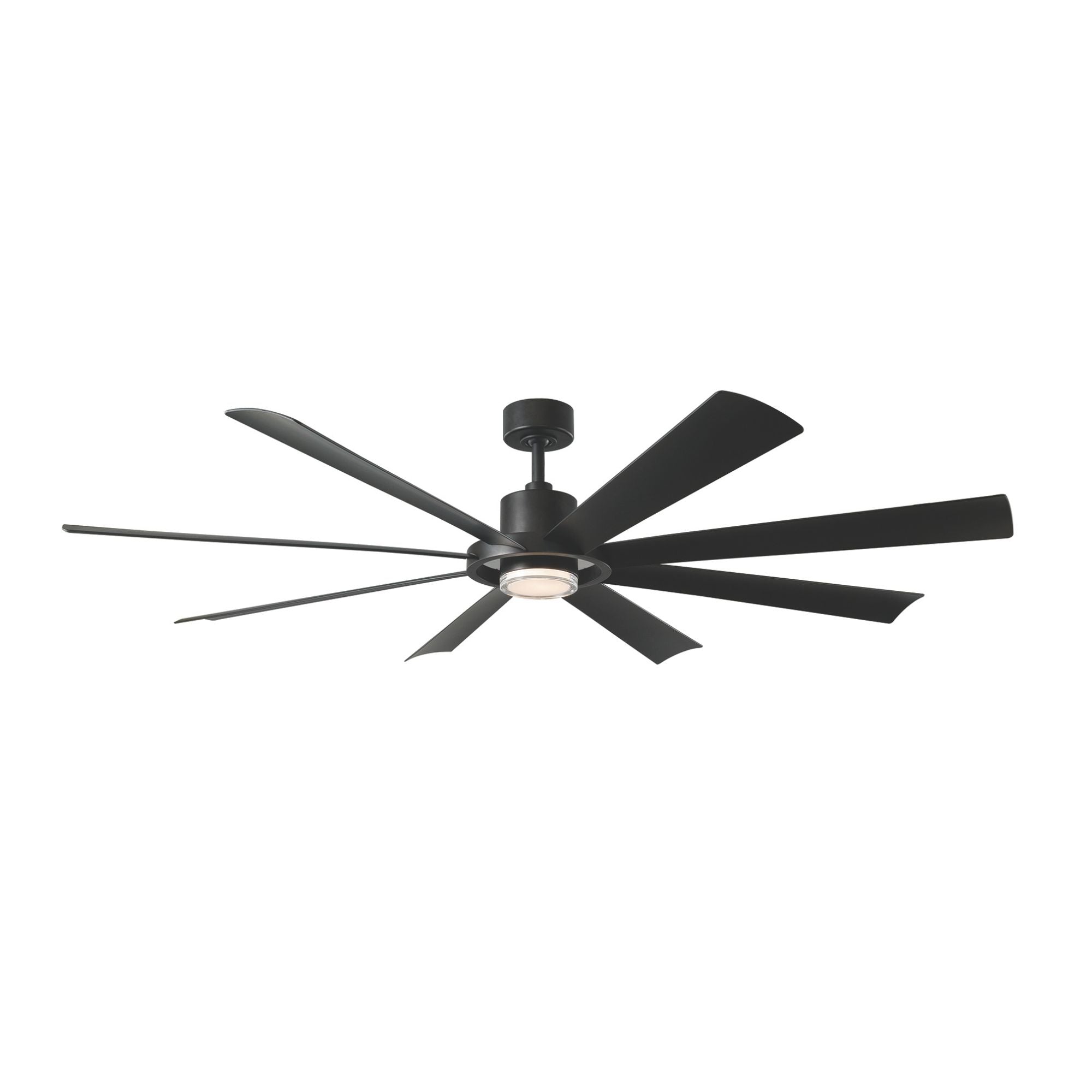 Aura 72" Black Windmill Outdoor LED Smart Ceiling Fan