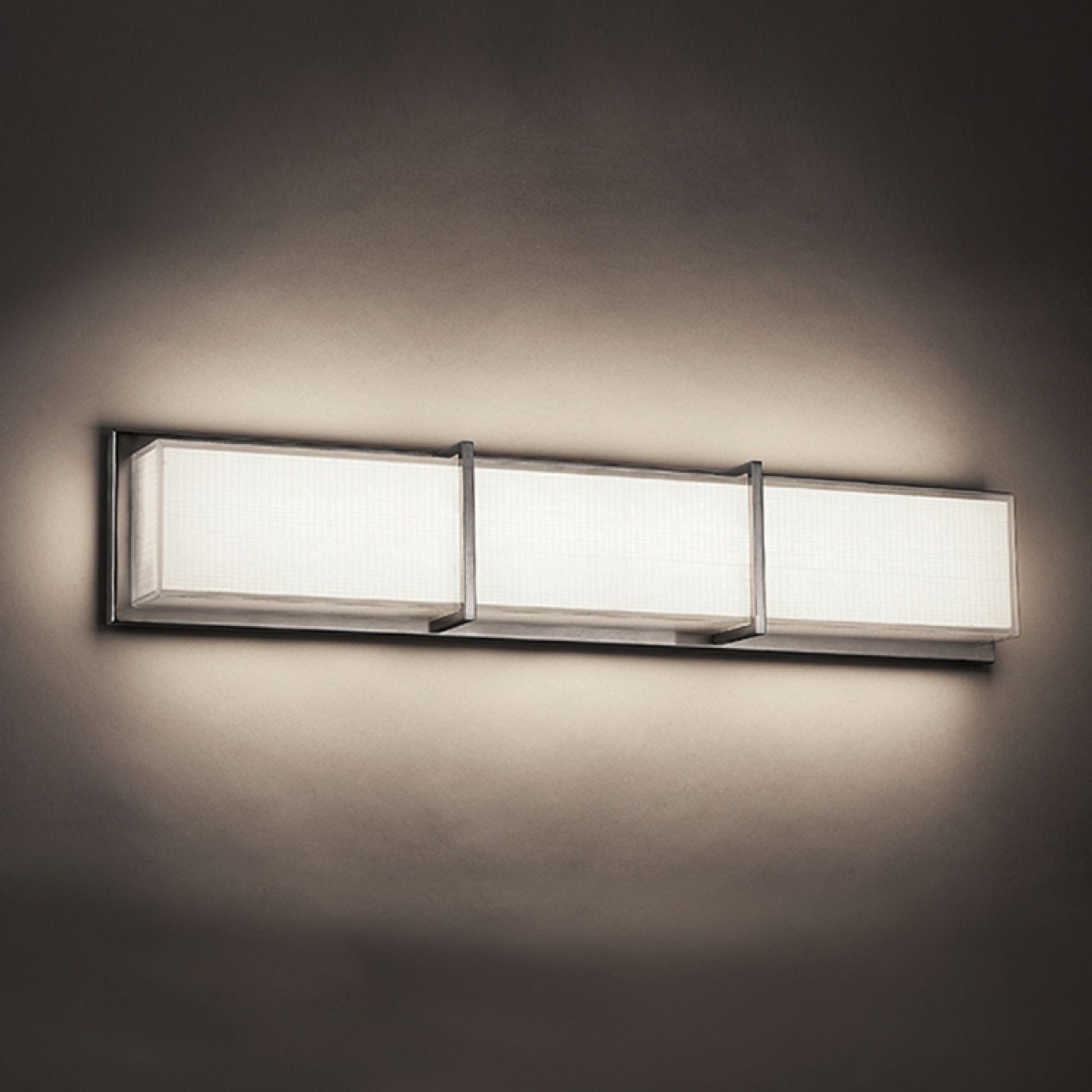 Bahn 26" LED Vanity Light, Brushed Nickel Finish - Bees Lighting