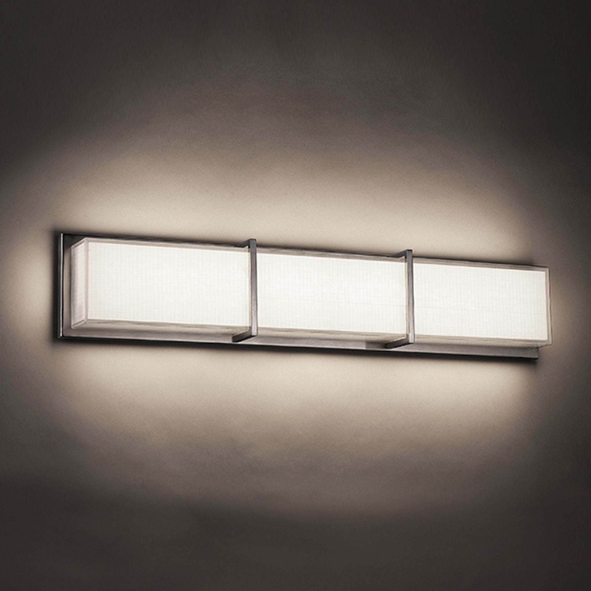 Bahn 26" LED Vanity Light, Brushed Nickel Finish - Bees Lighting