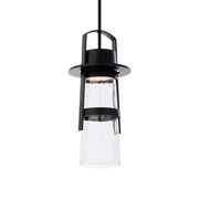 Modern Forms - Balthus 15" LED Outdoor Pendant, Black Finish | Bees Lighting