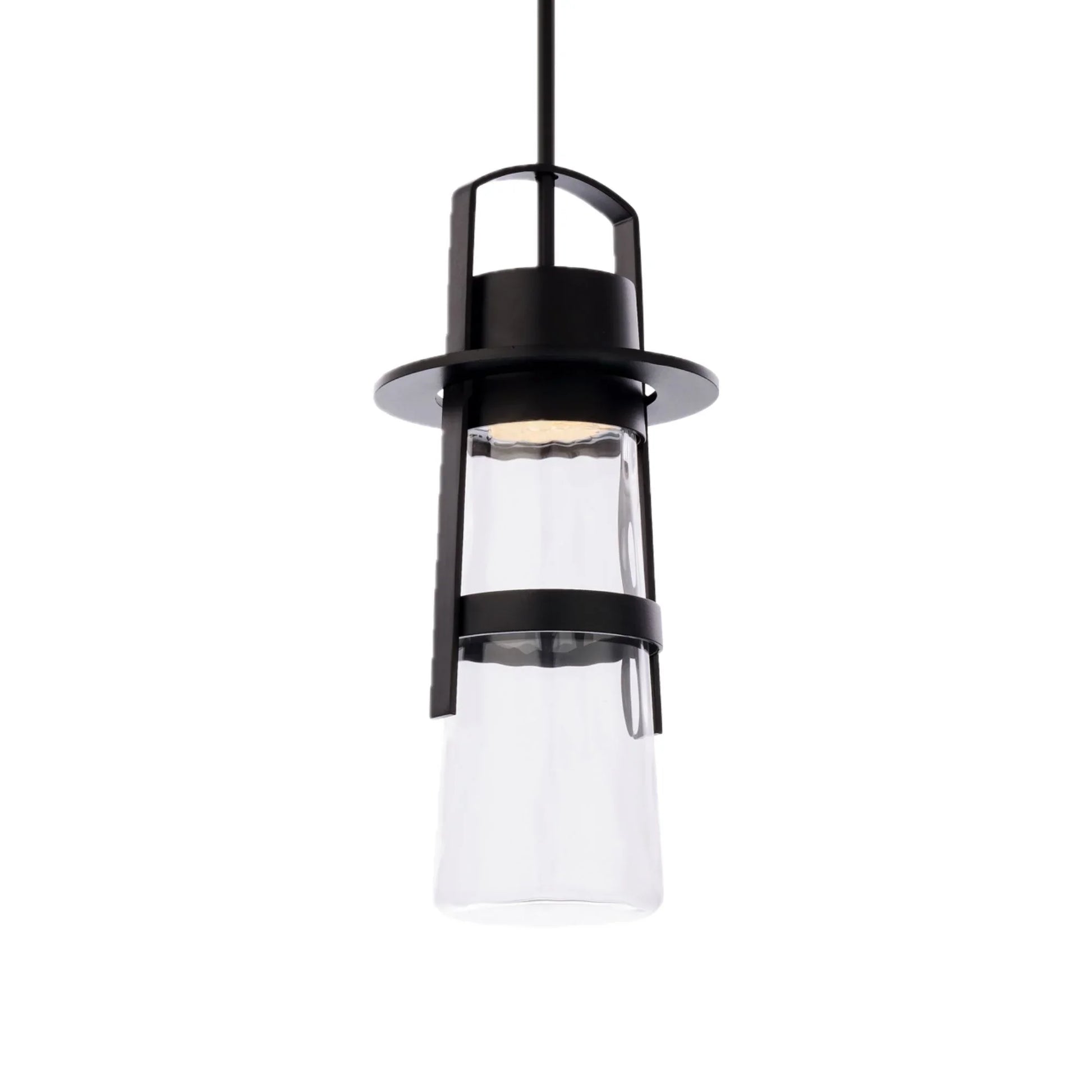 Modern Forms - Balthus 15" LED Outdoor Pendant, Black Finish | Bees Lighting