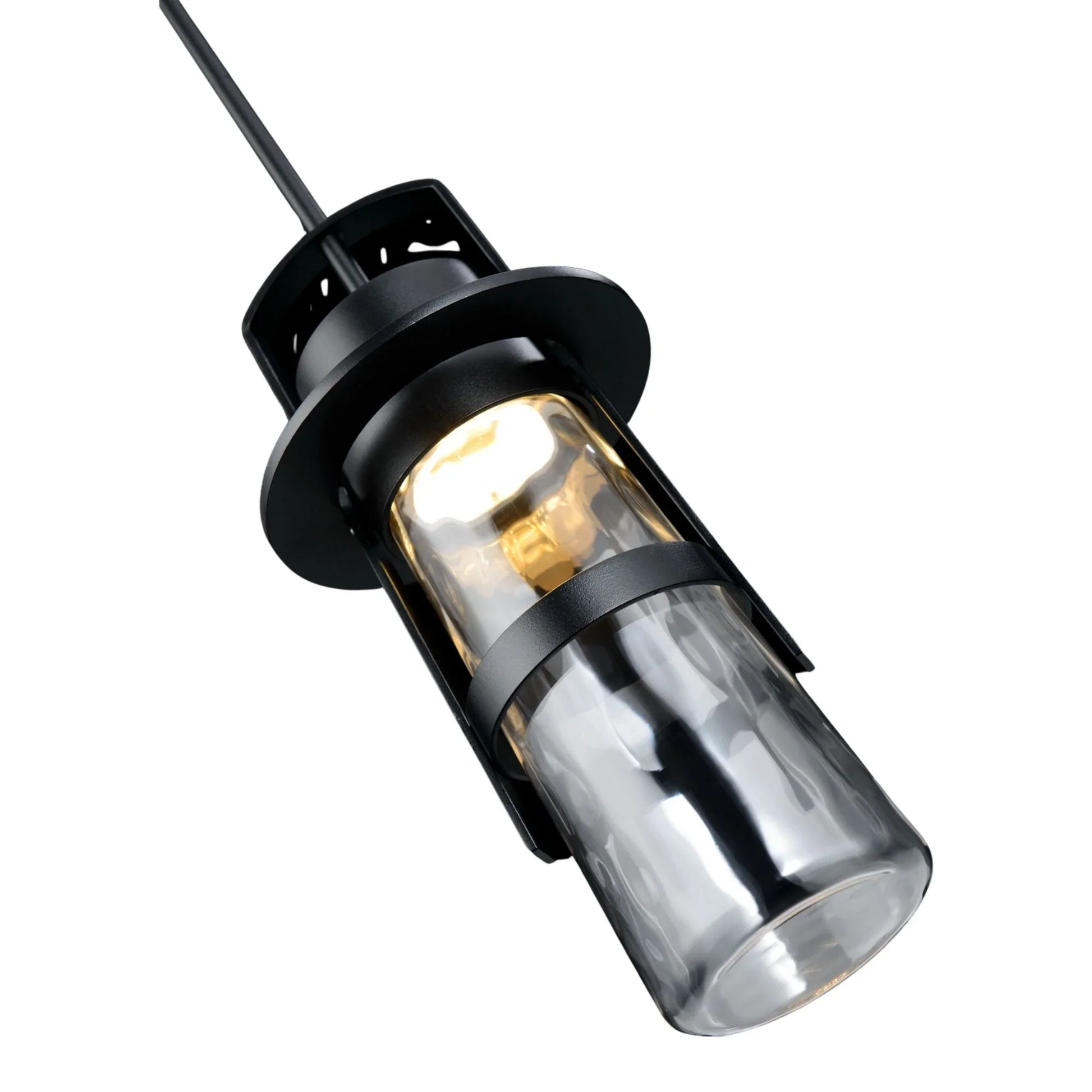 Modern Forms - Balthus 15" LED Outdoor Pendant, Black Finish | Bees Lighting