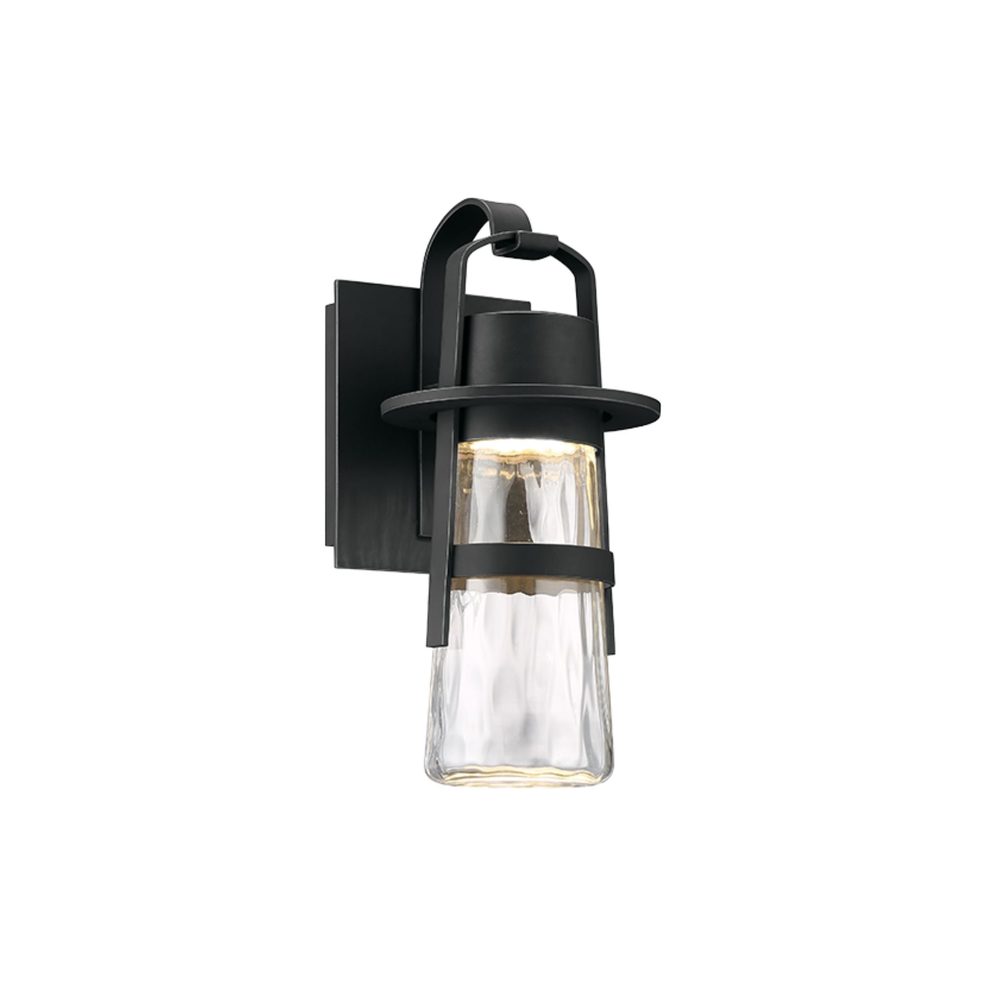 Balthus 13" LED Outdoor Wall Sconce, Black Finish