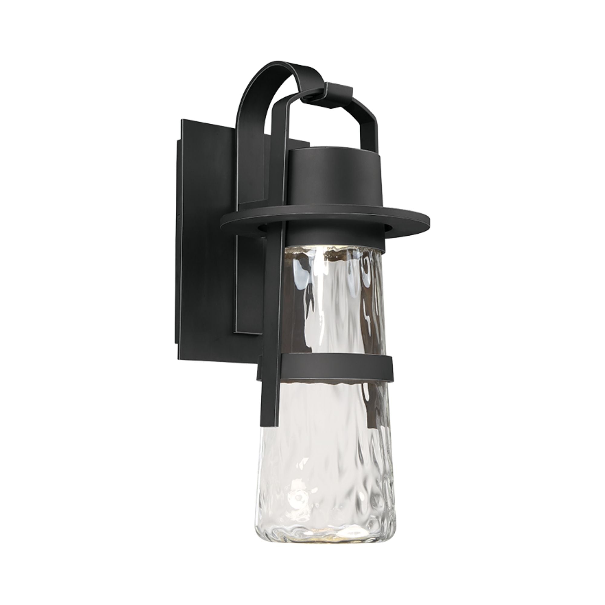 Balthus 21" LED Outdoor Wall Sconce, Black Finish