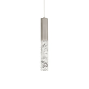Basalt 10" LED Mini Pendant, Brushed Nickel Finish - Bees Lighting