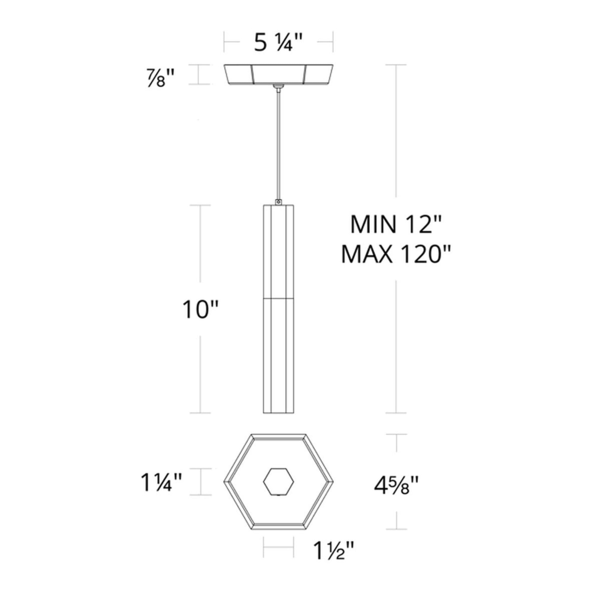 Basalt 10" LED Mini Pendant, Brushed Nickel Finish - Bees Lighting