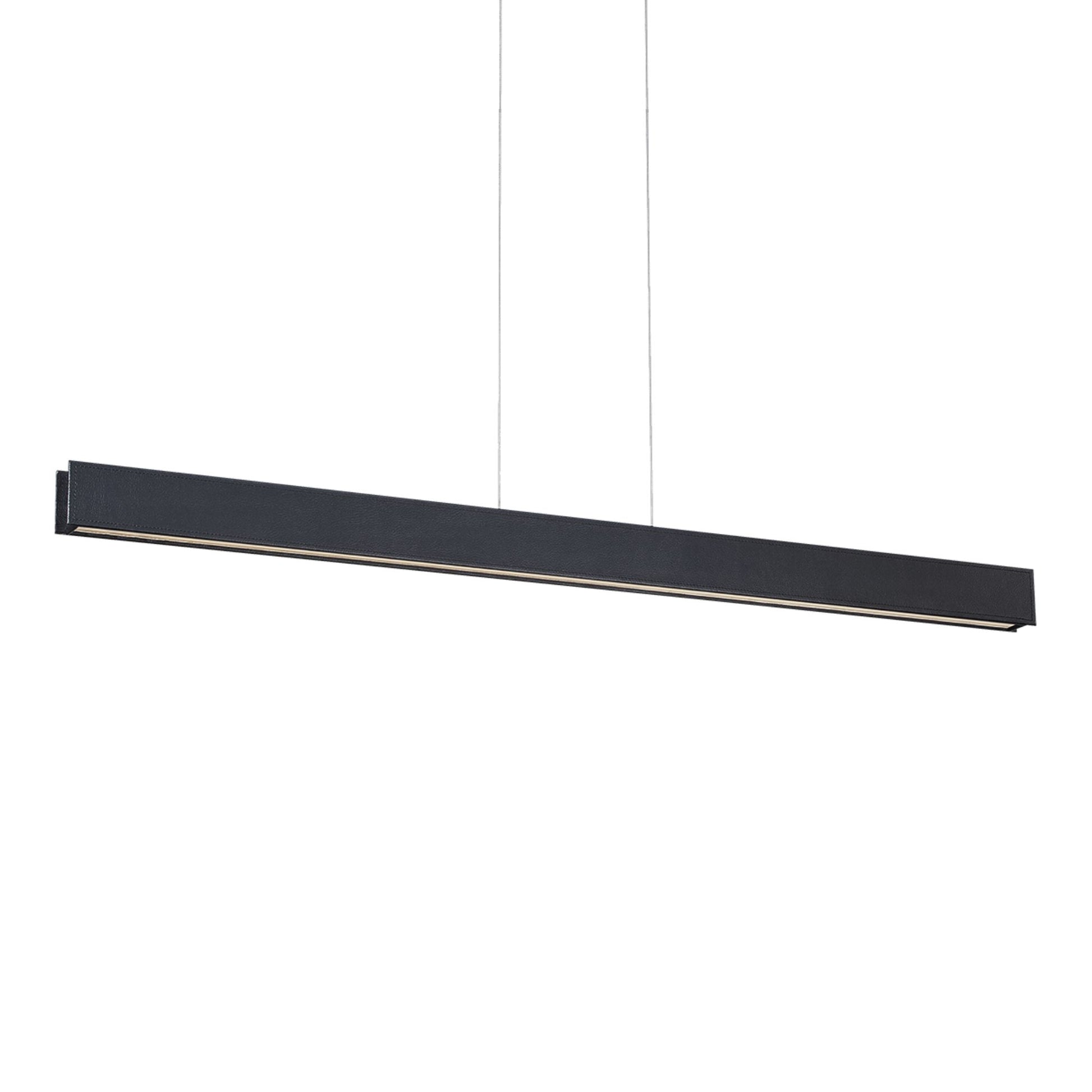 BDSM 42" LED Linear Pendant, Black Finish - Bees Lighting