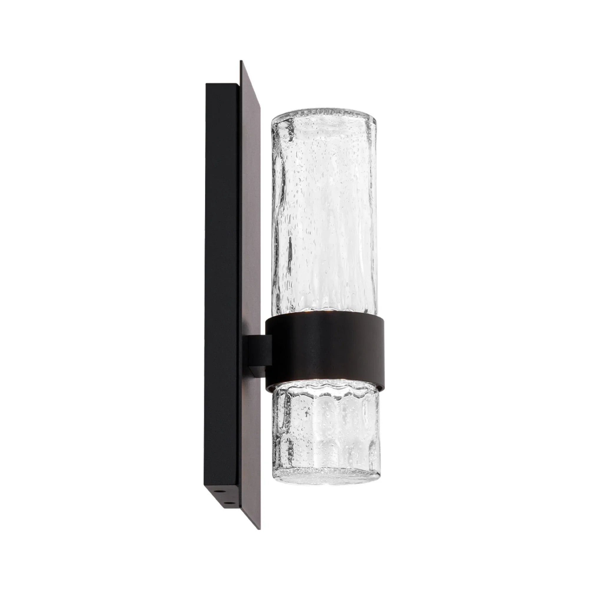 Beacon 13" LED Outdoor Wall Sconce, Black Finish - Bees Lighting