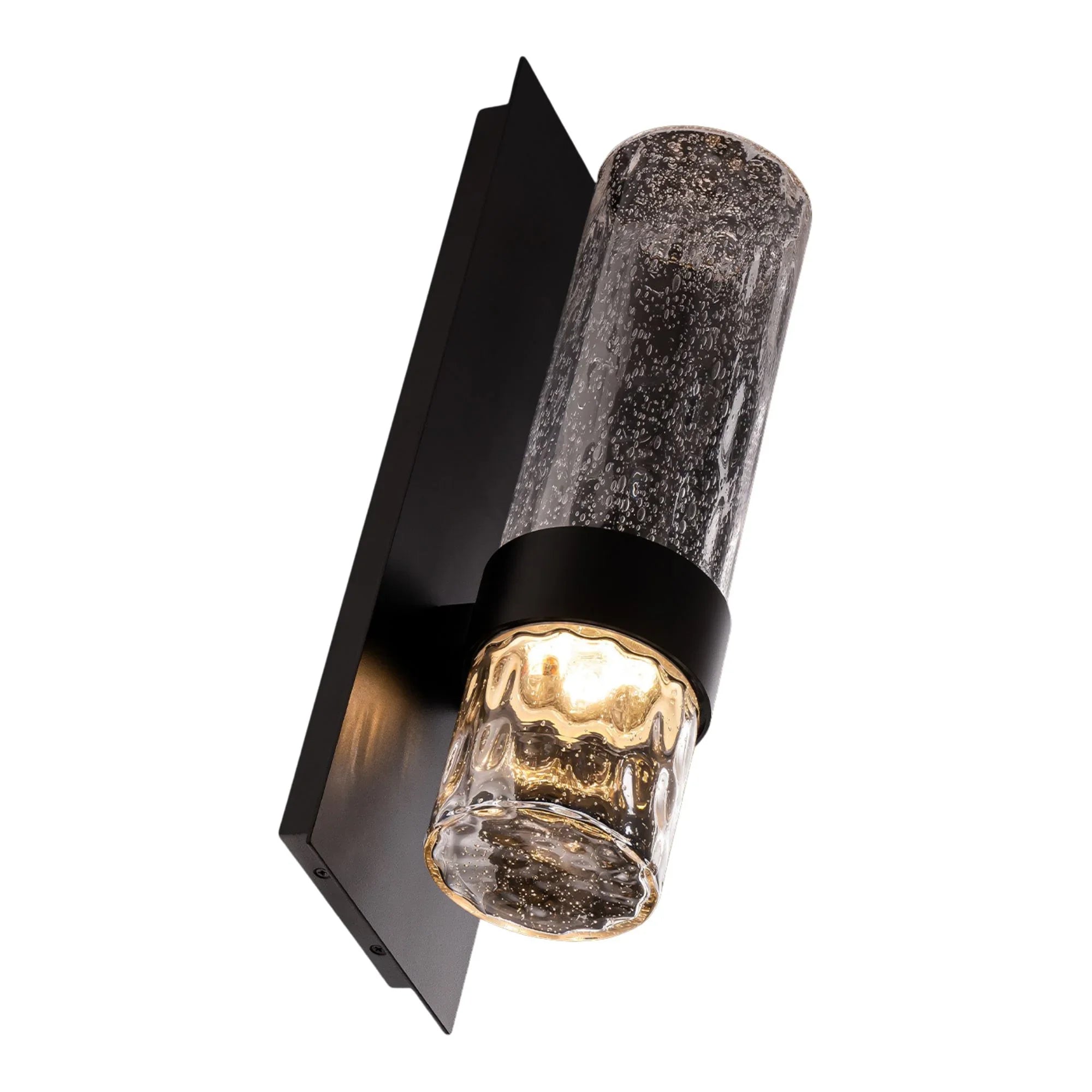 Beacon 13" LED Outdoor Wall Sconce, Black Finish - Bees Lighting