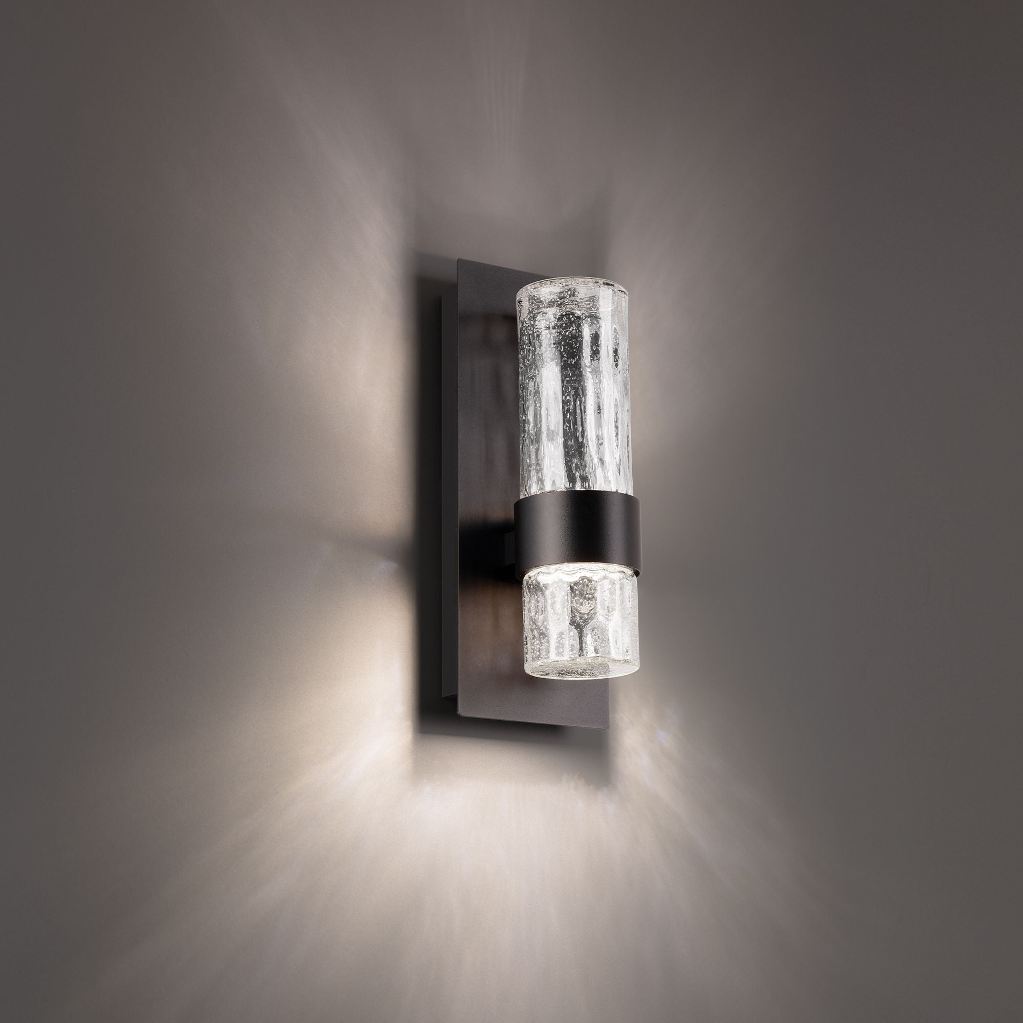 Beacon 18" LED Outdoor Wall Sconce, Black Finish - Bees Lighting