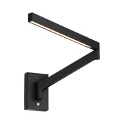 Beam 22" LED Swing Arm Light, Black Finish