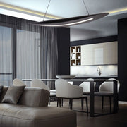 Black Jack 44" LED Linear Pendant, Black Finish - Bees Lighting