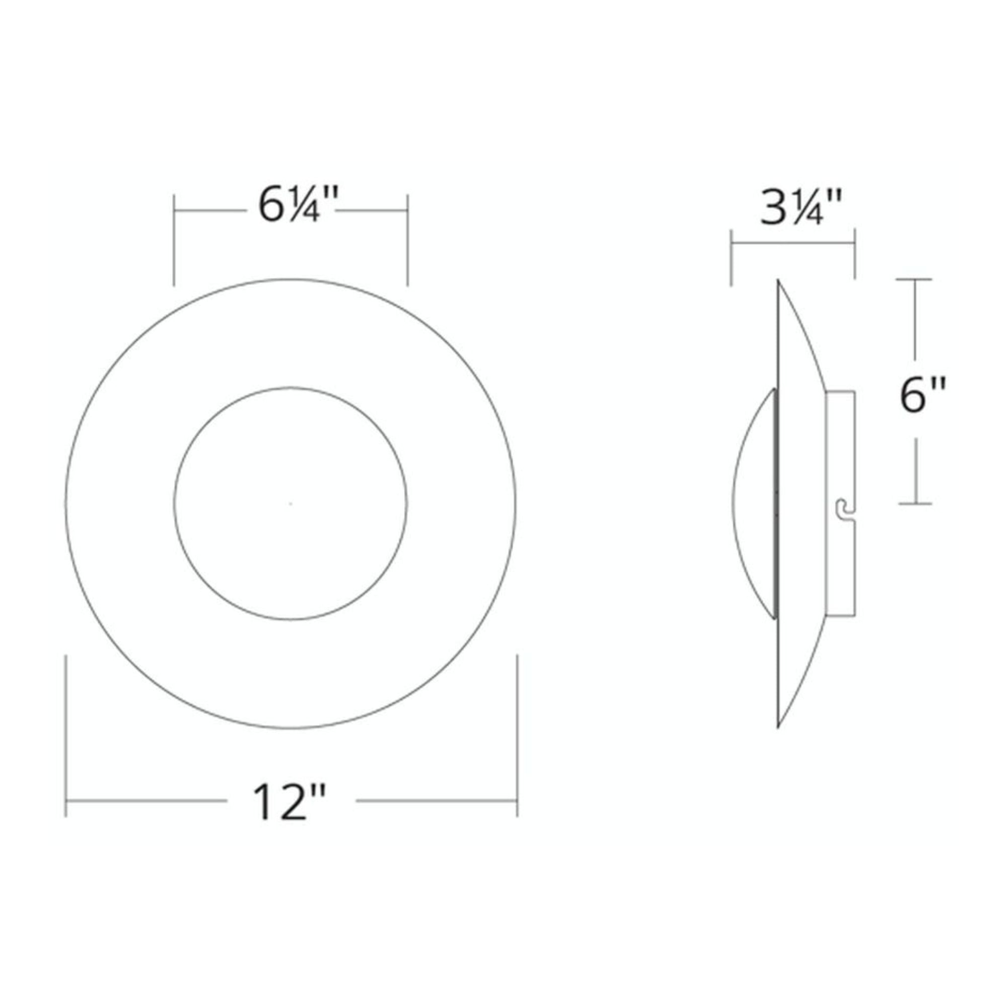 Blaze 12" LED Wall Sconce, Gold Leaf Finish