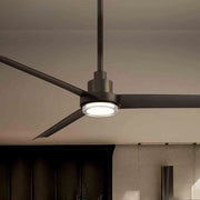 Bolo 56" Bronze Outdoor CCT LED Smart Ceiling Fan