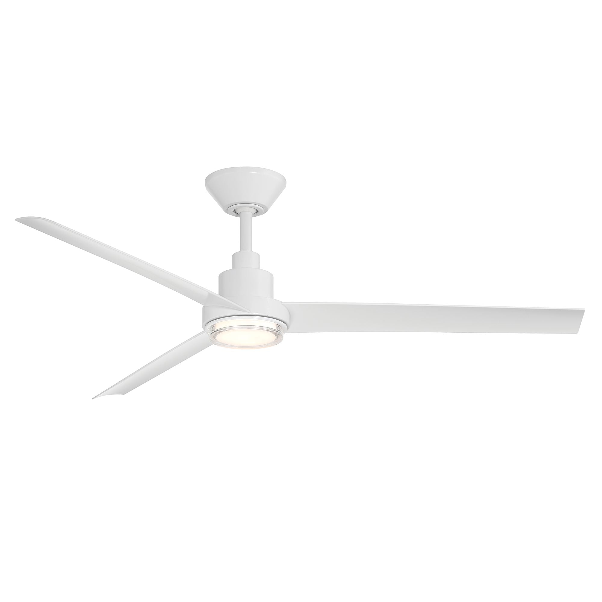 Bolo 56" Matte White Outdoor CCT LED Smart Ceiling Fan