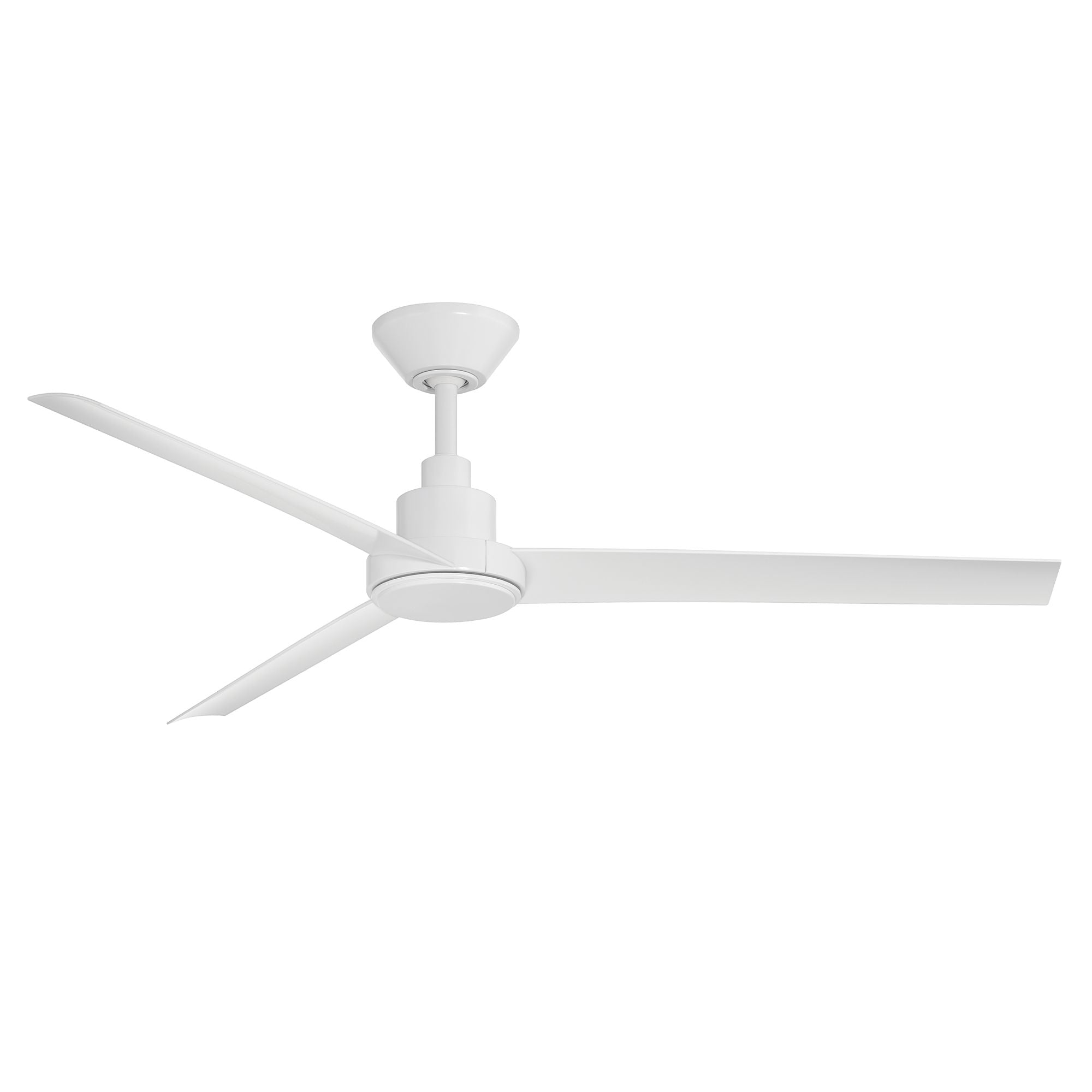 Bolo 56" Matte White Outdoor CCT LED Smart Ceiling Fan