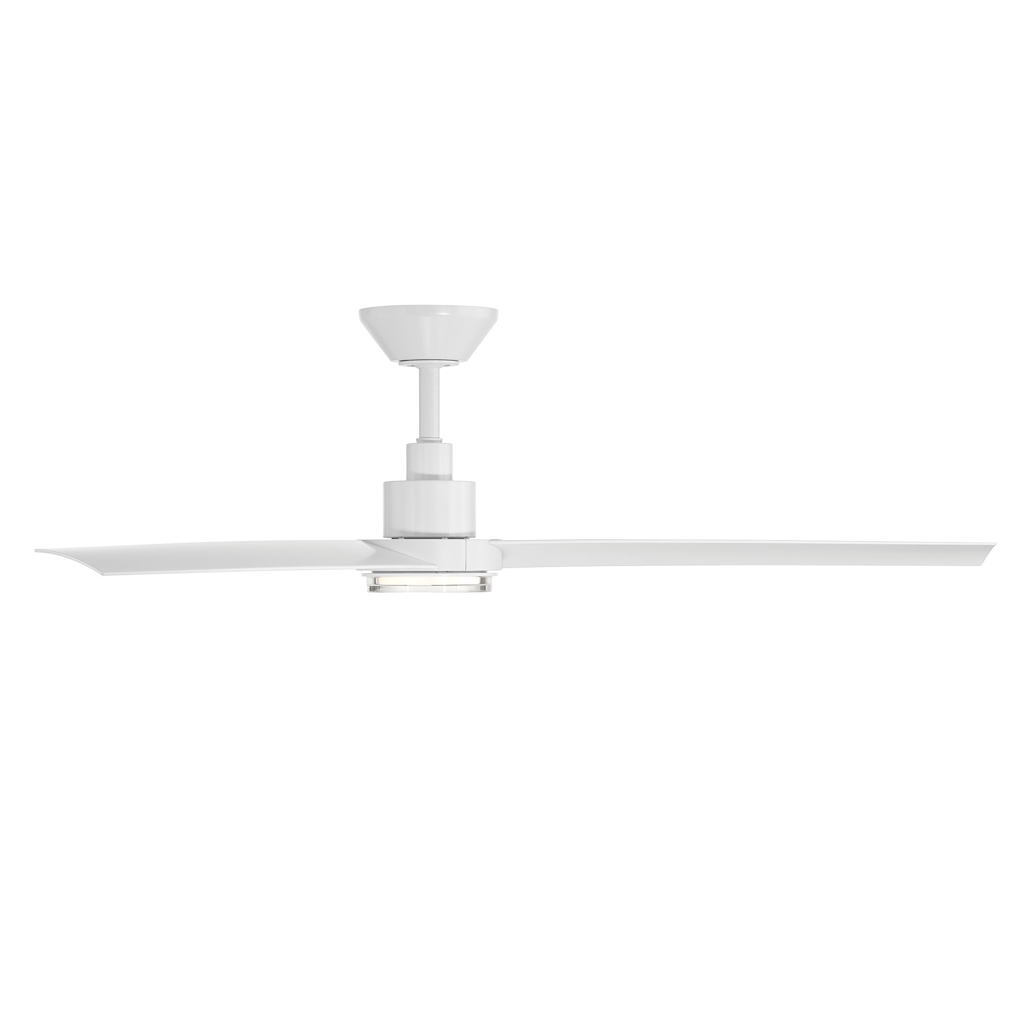 Bolo 56" Matte White Outdoor CCT LED Smart Ceiling Fan
