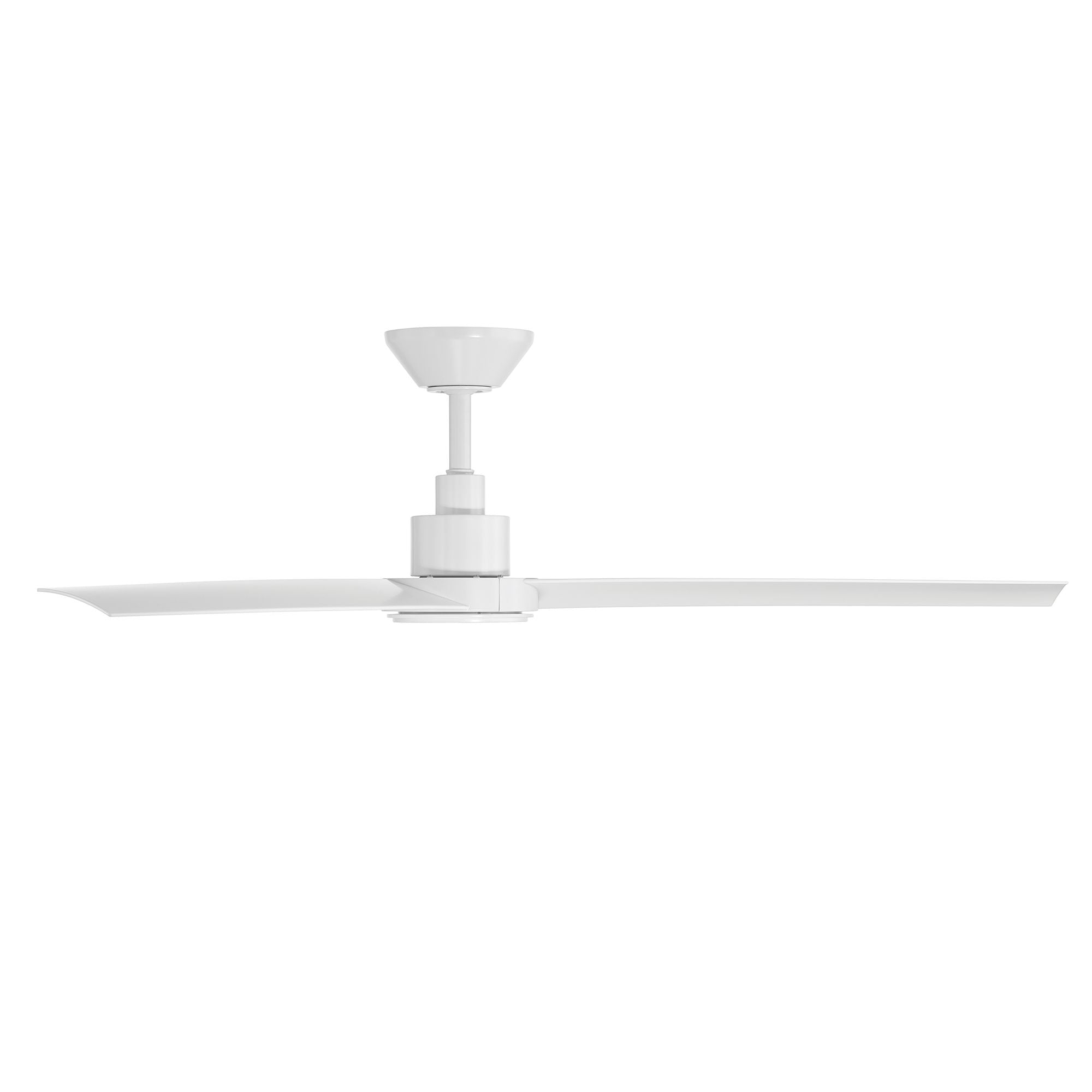 Bolo 56" Matte White Outdoor CCT LED Smart Ceiling Fan