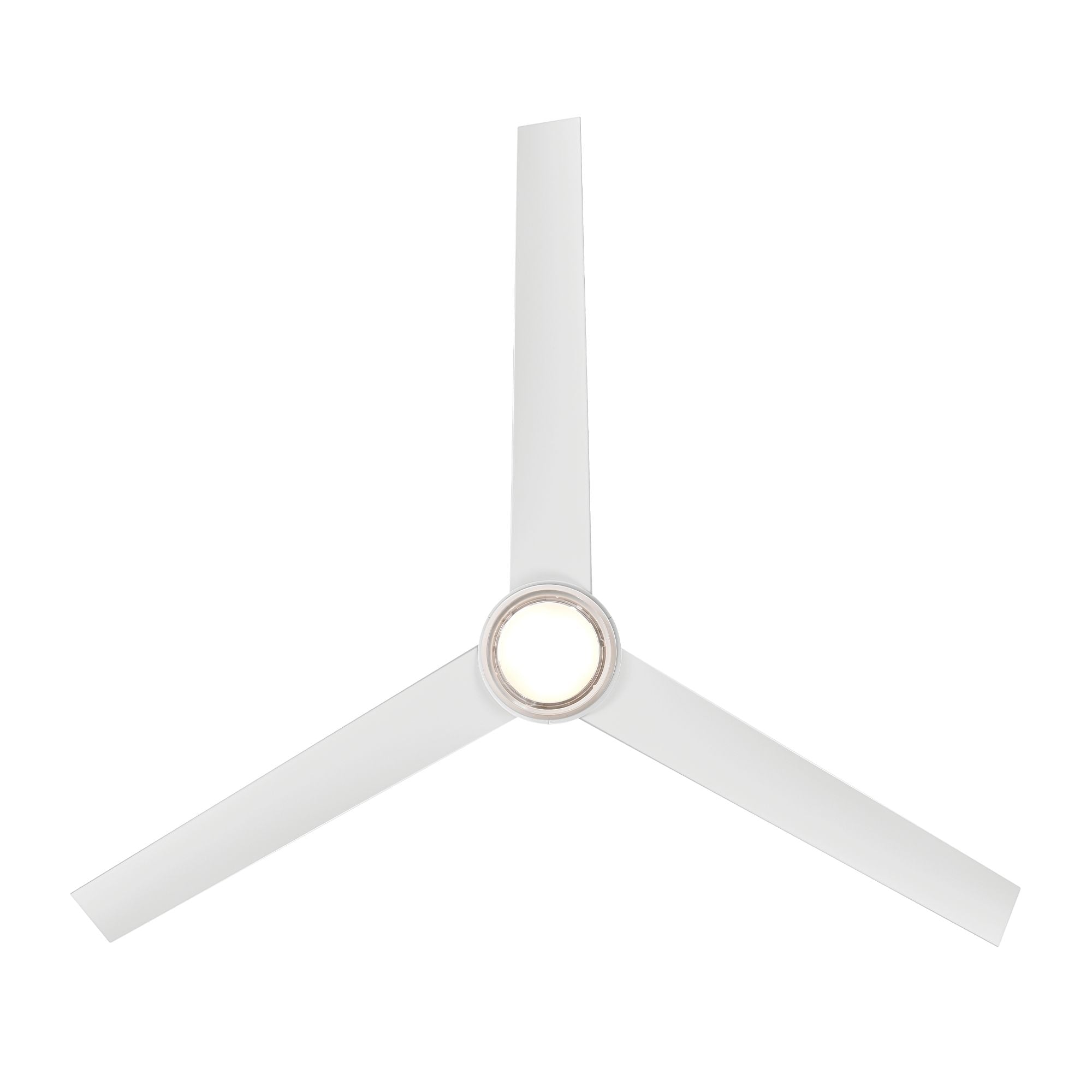 Bolo 56" Matte White Outdoor CCT LED Smart Ceiling Fan