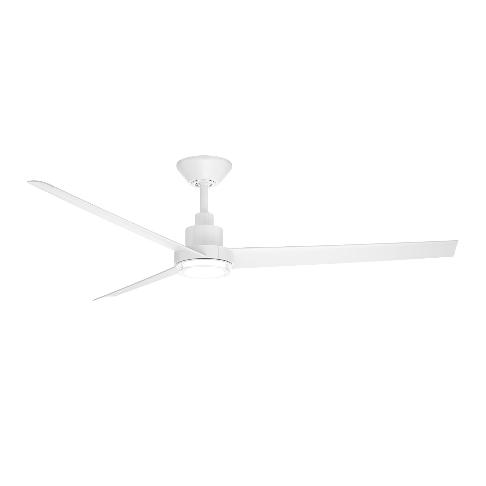 Bolo 62" Matte White Outdoor CCT LED Smart Ceiling Fan