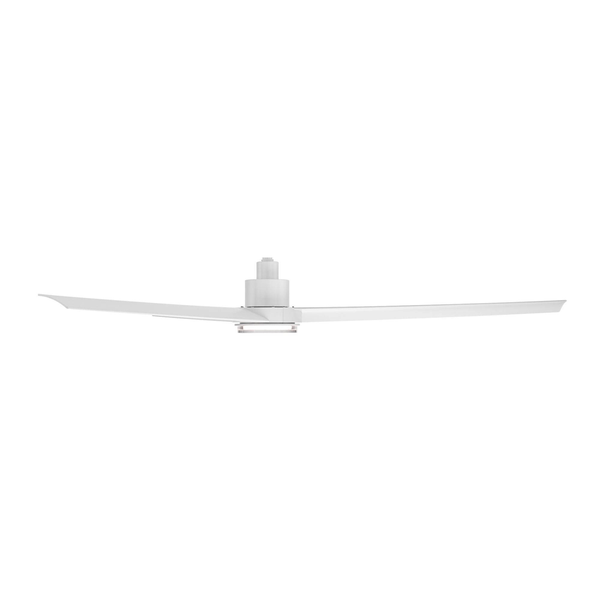 Bolo 62" Matte White Outdoor CCT LED Smart Ceiling Fan
