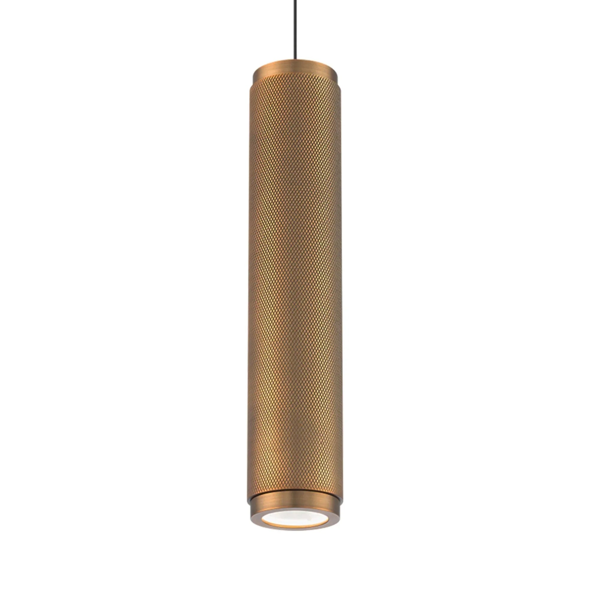 Modern Forms - Burning Man 14" LED Pendant, Aged Brass Finish | Bees Lighting