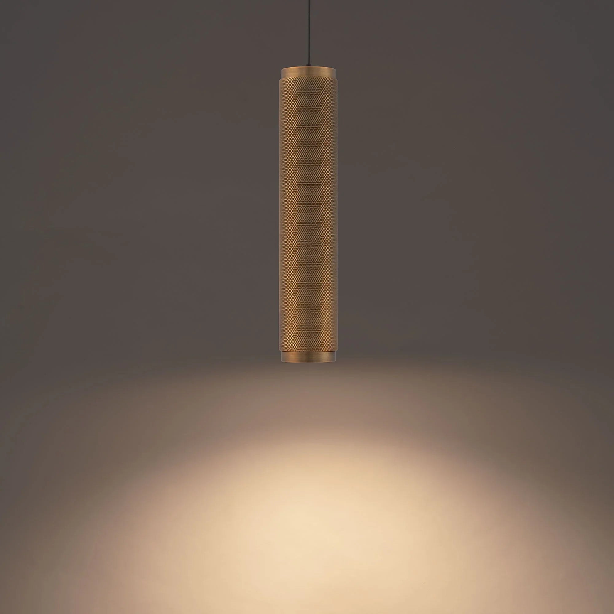 Modern Forms - Burning Man 14" LED Pendant, Aged Brass Finish | Bees Lighting
