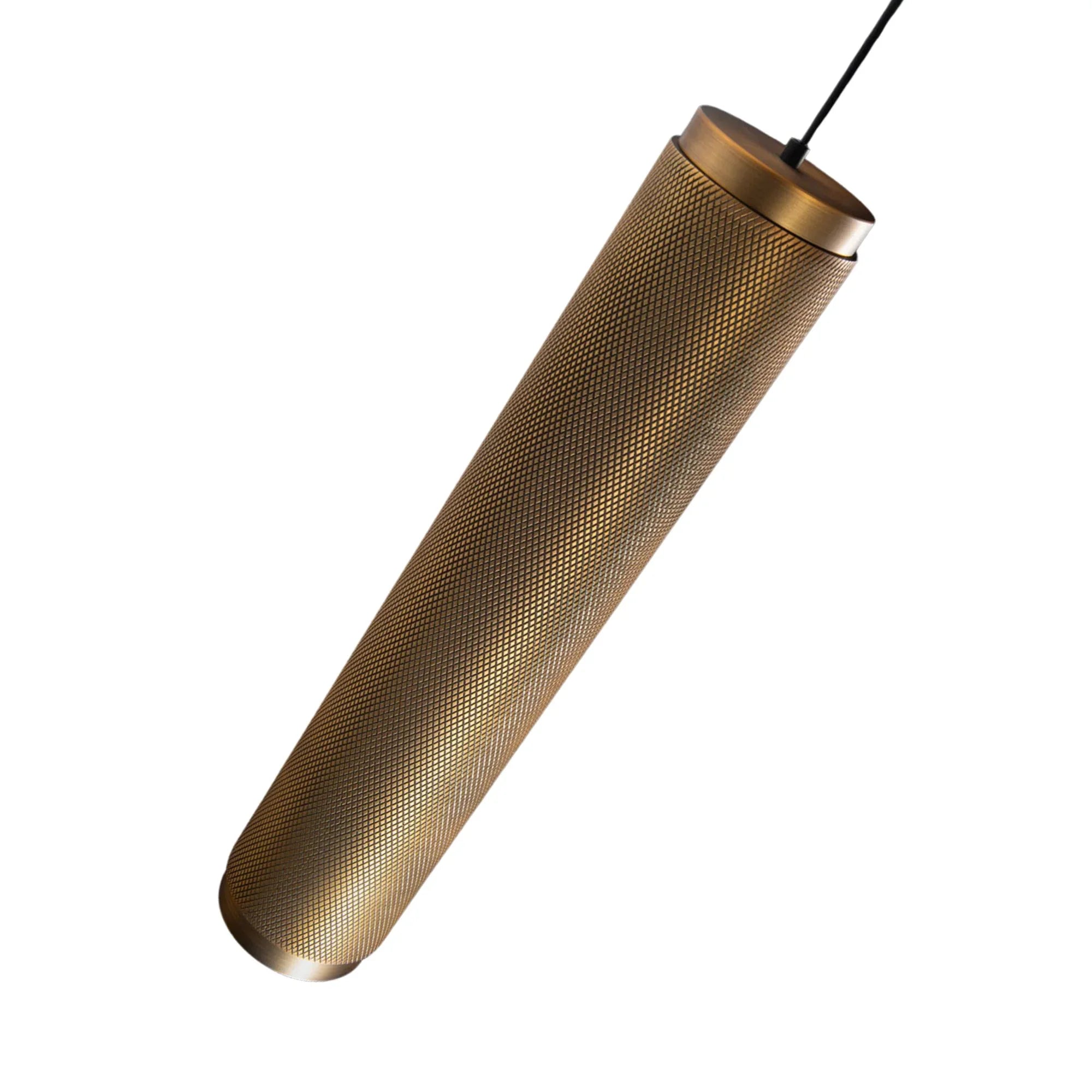 Modern Forms - Burning Man 14" LED Pendant, Aged Brass Finish | Bees Lighting