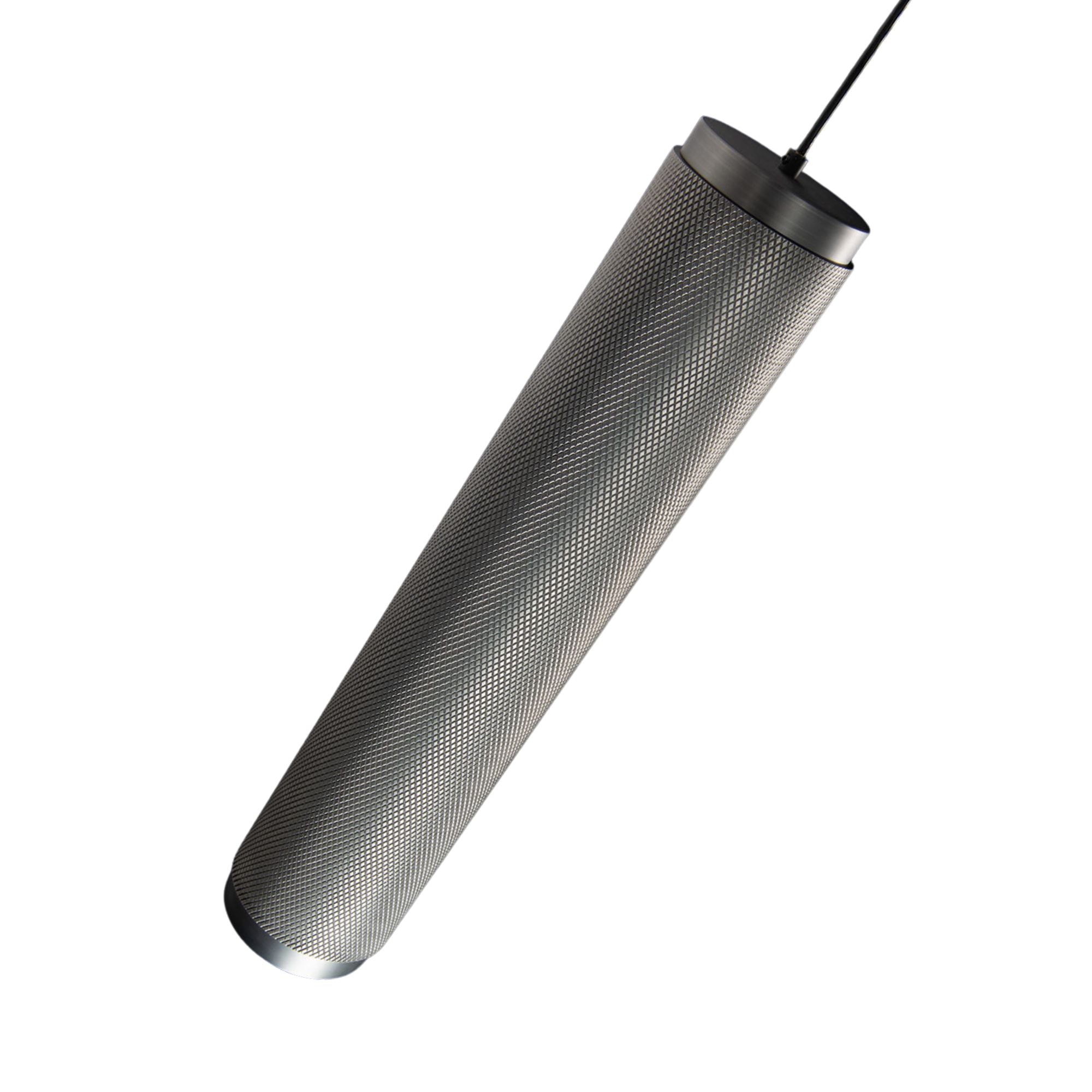 Burning Man 14" LED Pendant, Antique Nickel Finish