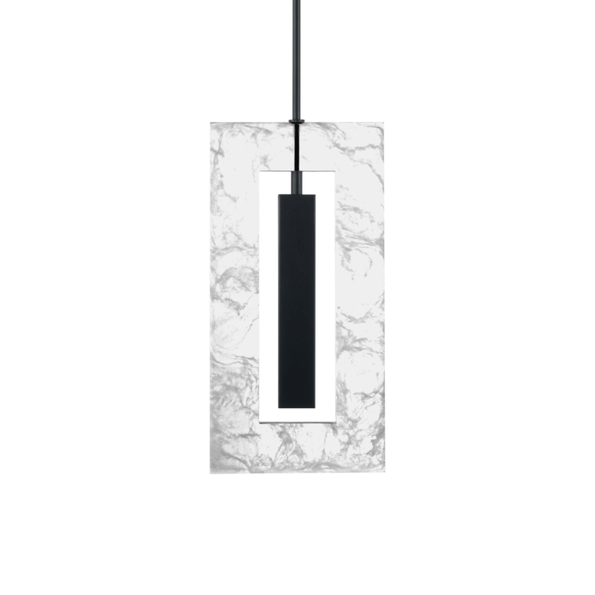 Cambria 16" LED Pendant, Black Finish - Bees Lighting