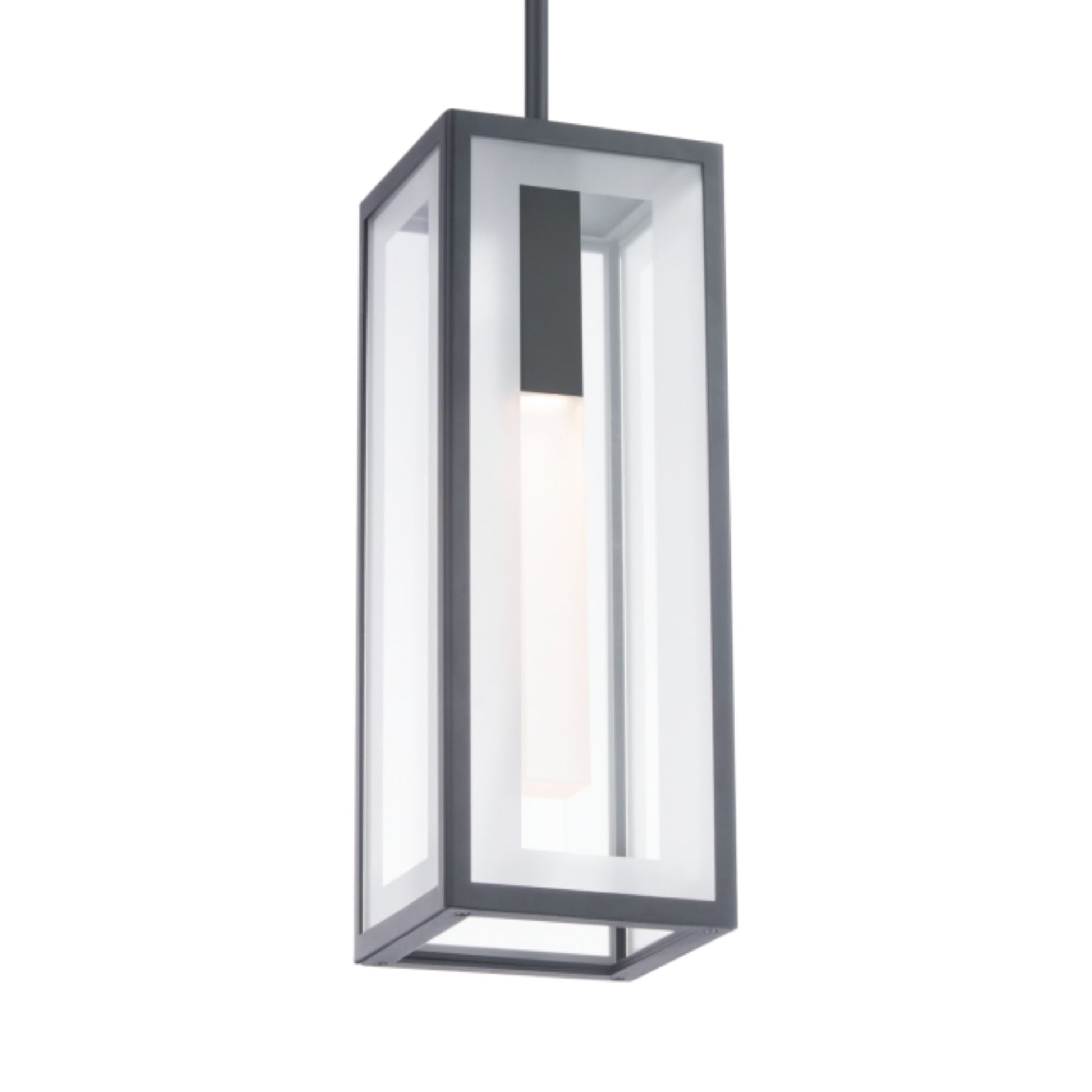 Cambridge 16" LED Outdoor Pendant, Black Finish - Bees Lighting