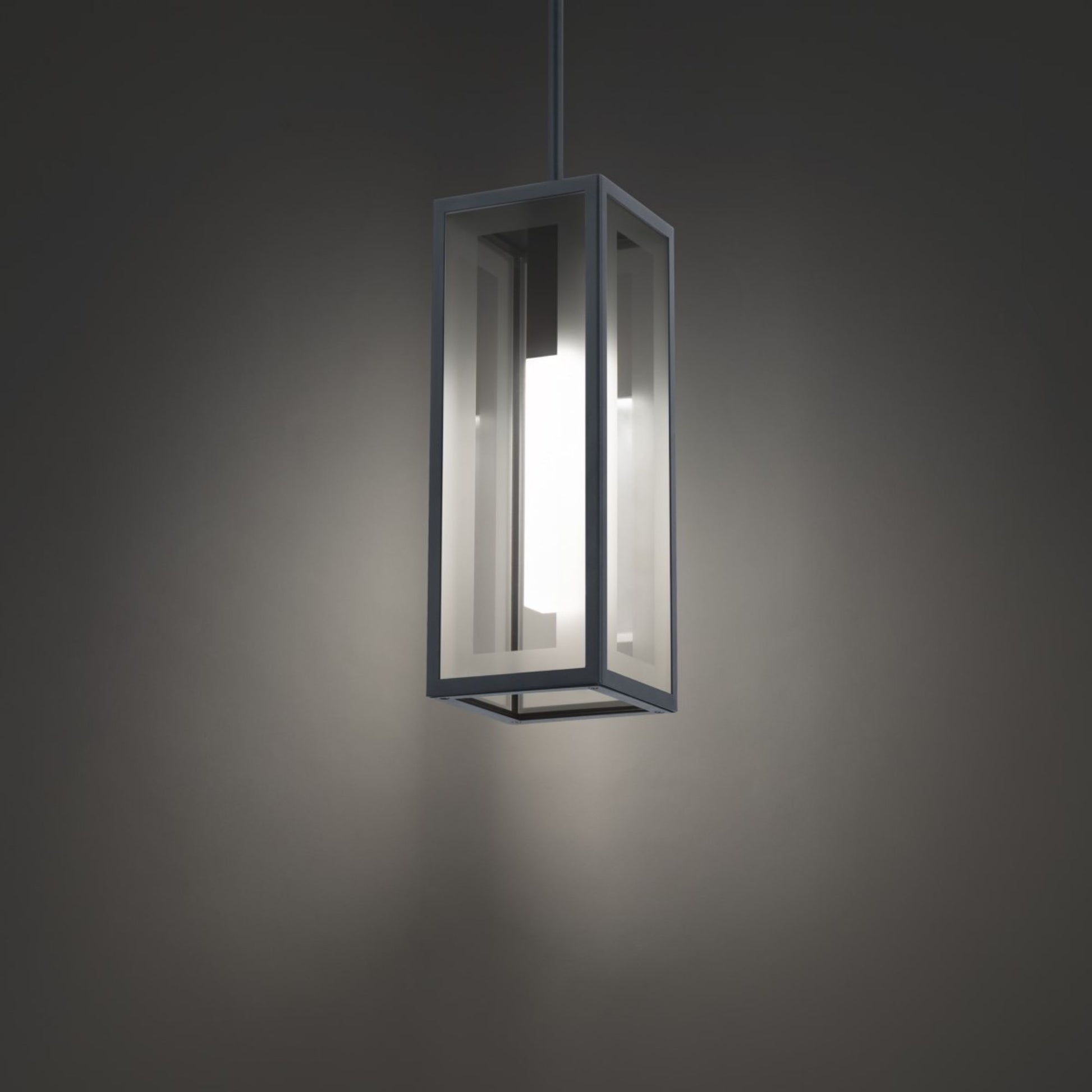 Cambridge 16" LED Outdoor Pendant, Black Finish - Bees Lighting
