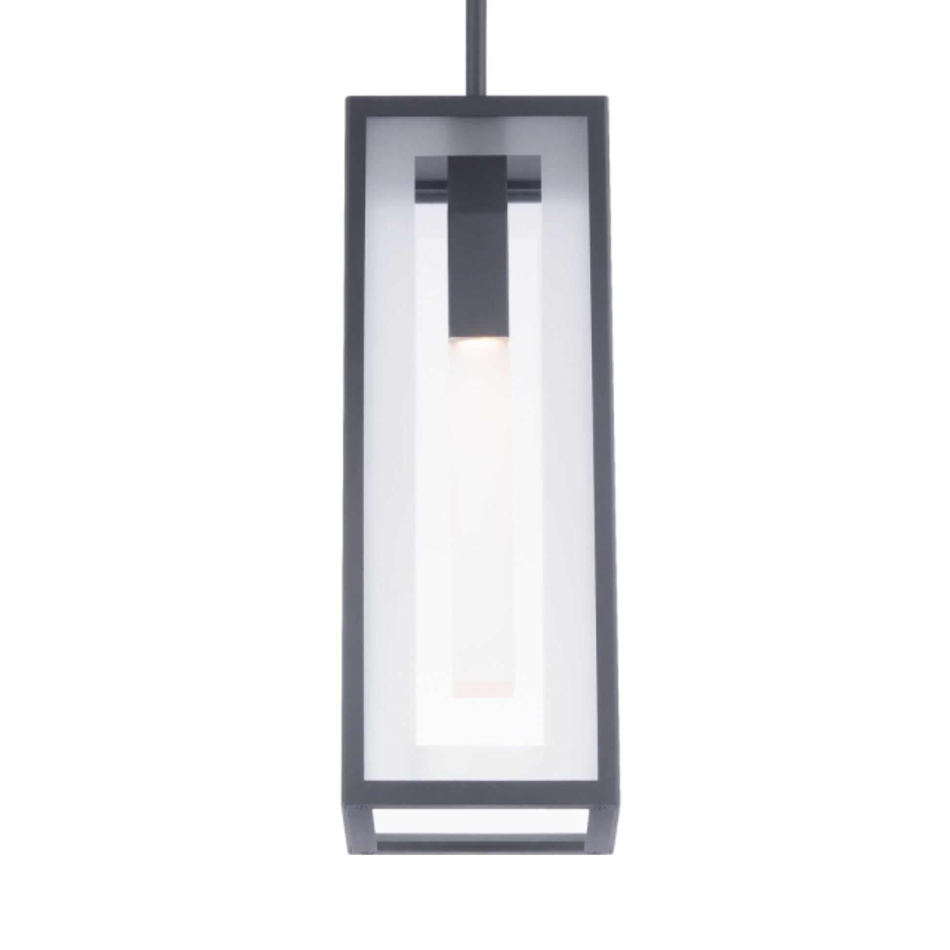Cambridge 16" LED Outdoor Pendant, Black Finish - Bees Lighting